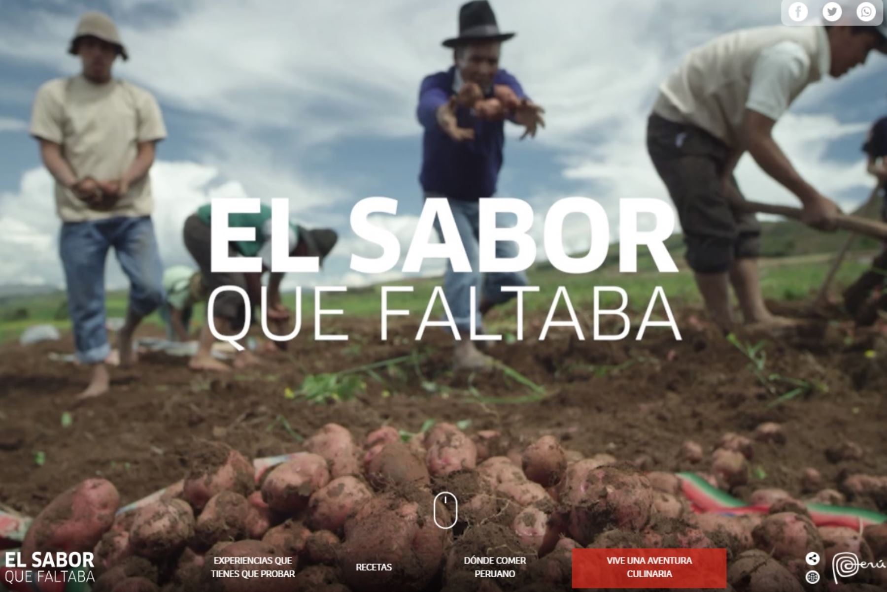 Campaña promocional de la gastronomía peruana "El sabor que faltaba". Foto: internet/medios.