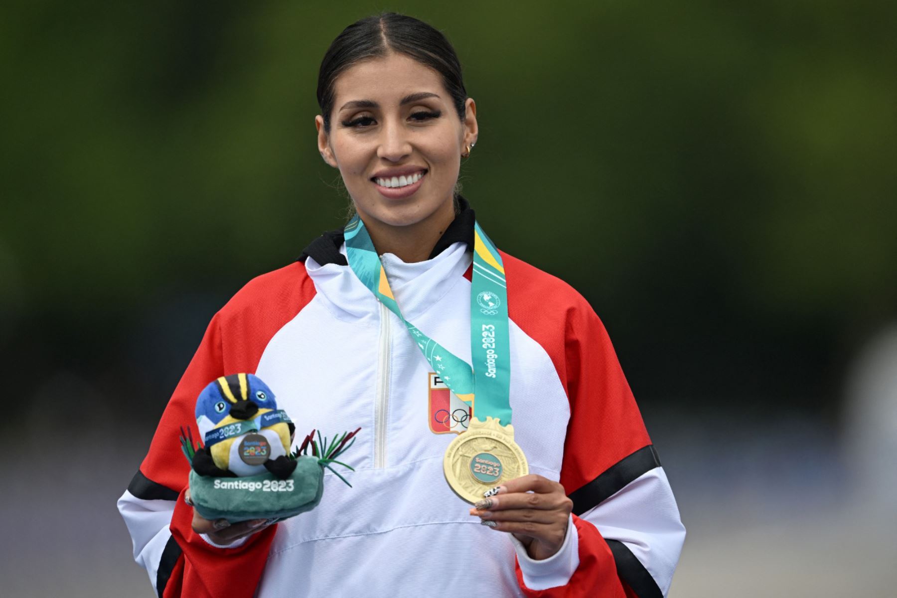 Kimberly García, campeona mundial y campeona panamericana en marcha atlética. Foto: AFP