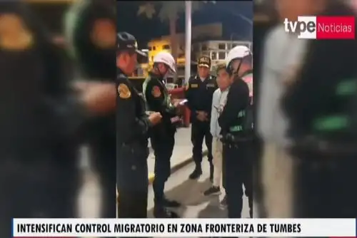 Policía intensifica control en línea de frontera con Ecuador para evitar ingreso ilegal