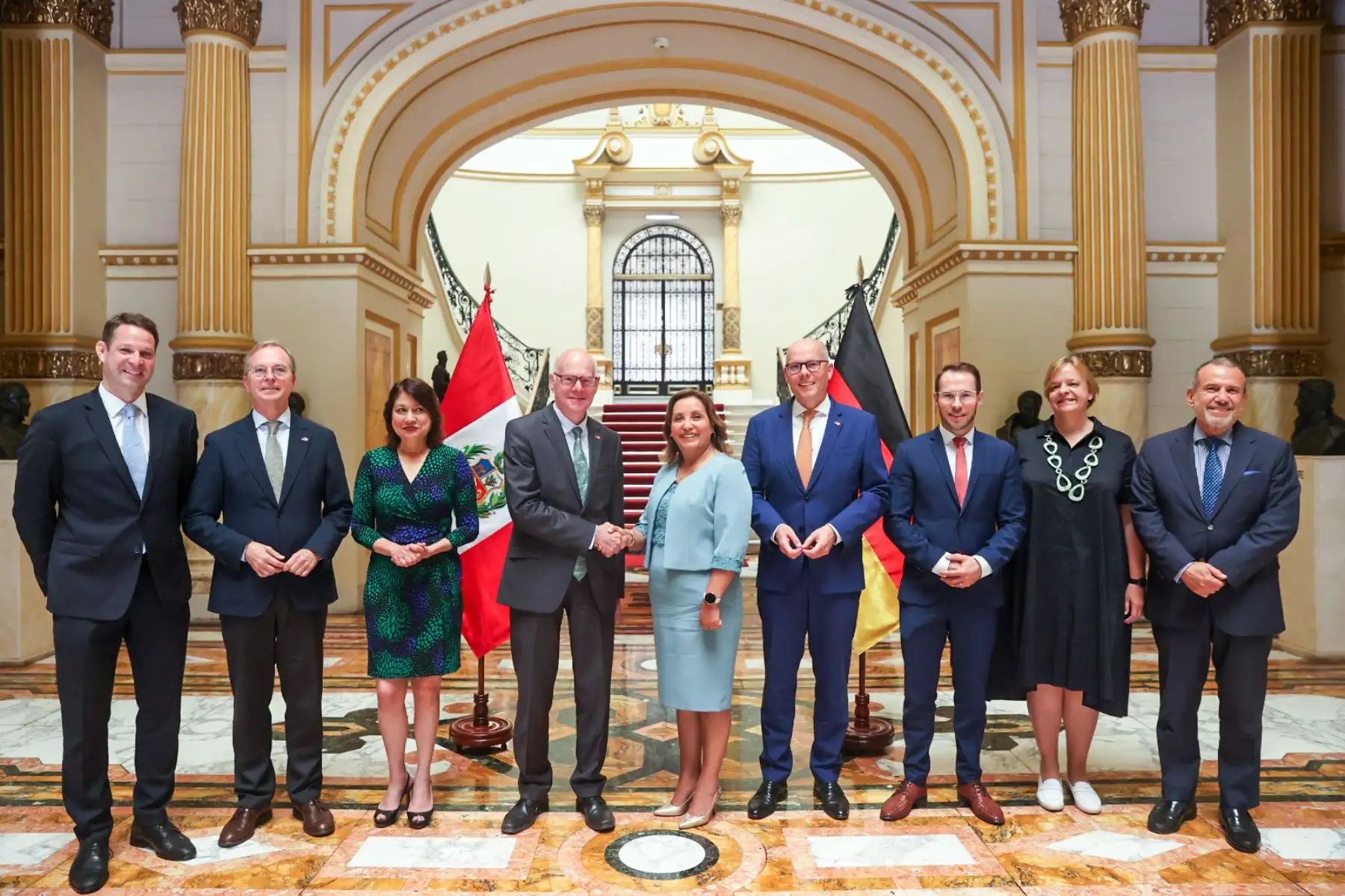 Presidenta Boluarte sostuvo reunión con presidente de la Fundación Konrad Adenauer.