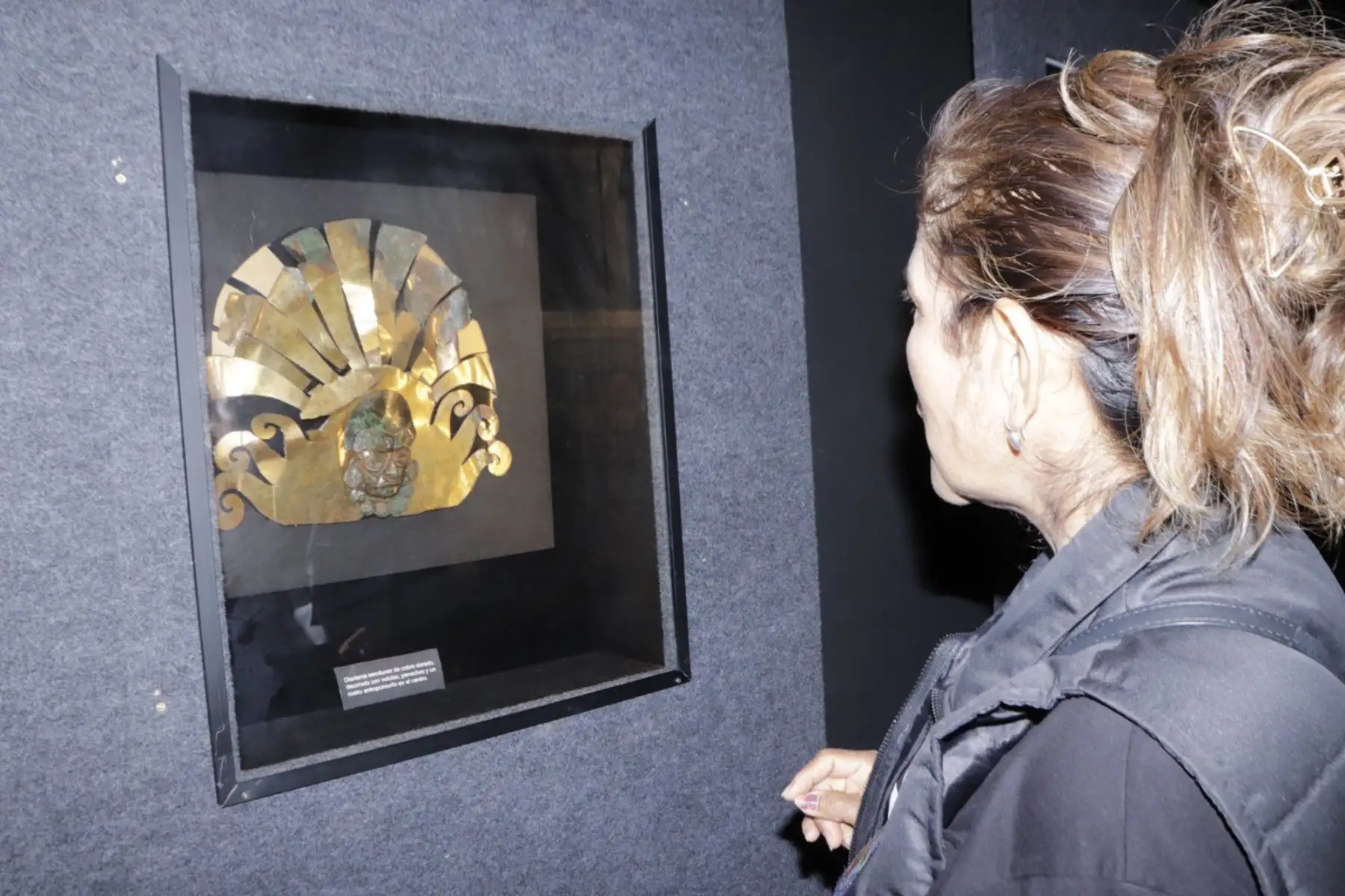 Por primera vez, el museo Tumbas Reales de Sipán, ubicado en la ciudad de Lambayeque presenta en su exposición temporal la Tumba de la Mujer con el Huaco Erótico, excavada con todo un contexto ceremonial en el complejo arqueológico de Úcupe. Foto: ANDINA/ Difusión