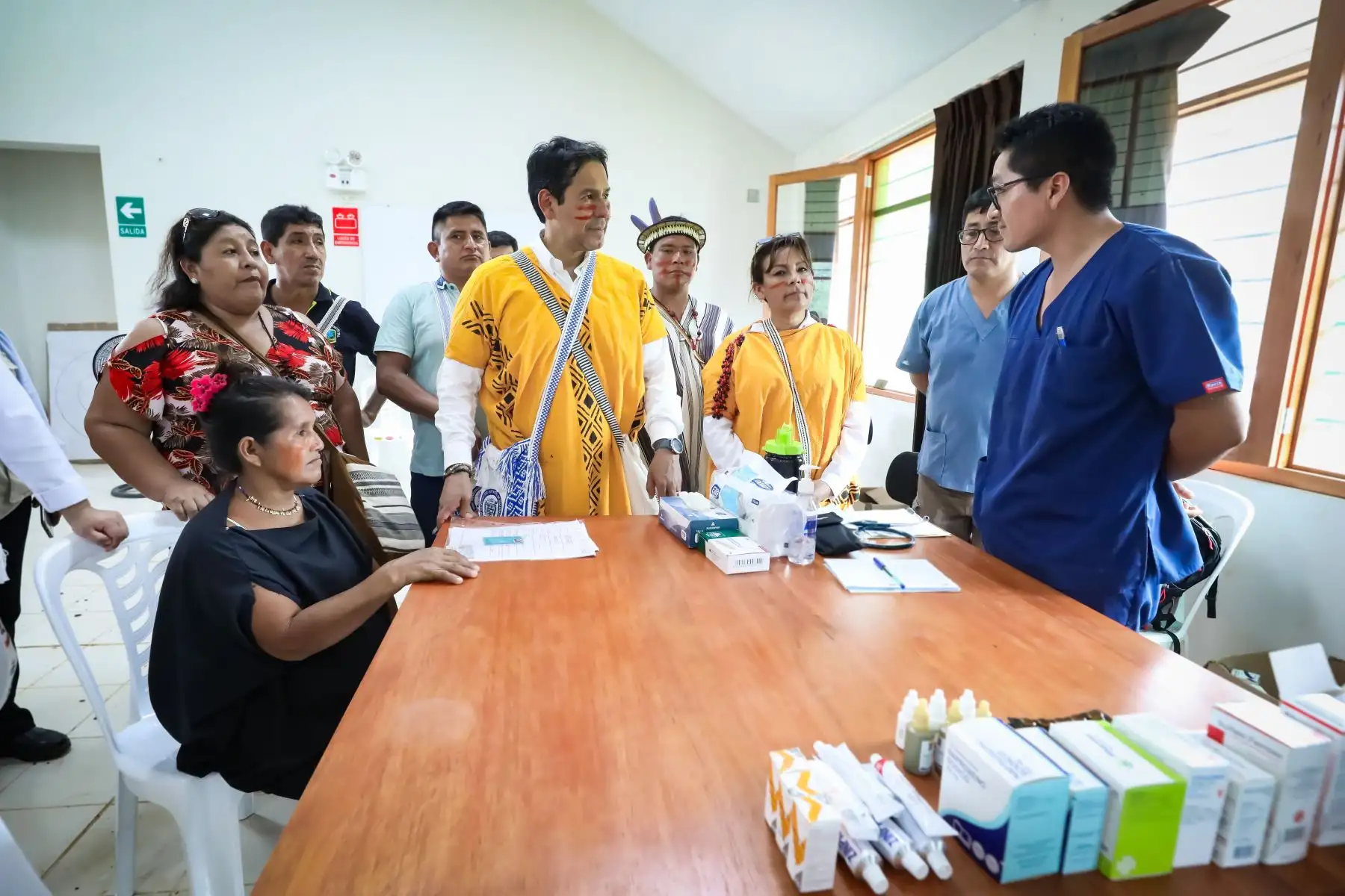 El titular del Ministerio de Desarrollo e Inclusión Social (Midis), Julio Demartini, inauguró el Tambo Tzomaveni, ubicado en la comunidad nativa del mismo nombre, distrito de Pangoa, provincia de Satipo (Junín), donde más de 2200 personas, principalmente asháninkas. Foto: Difusión