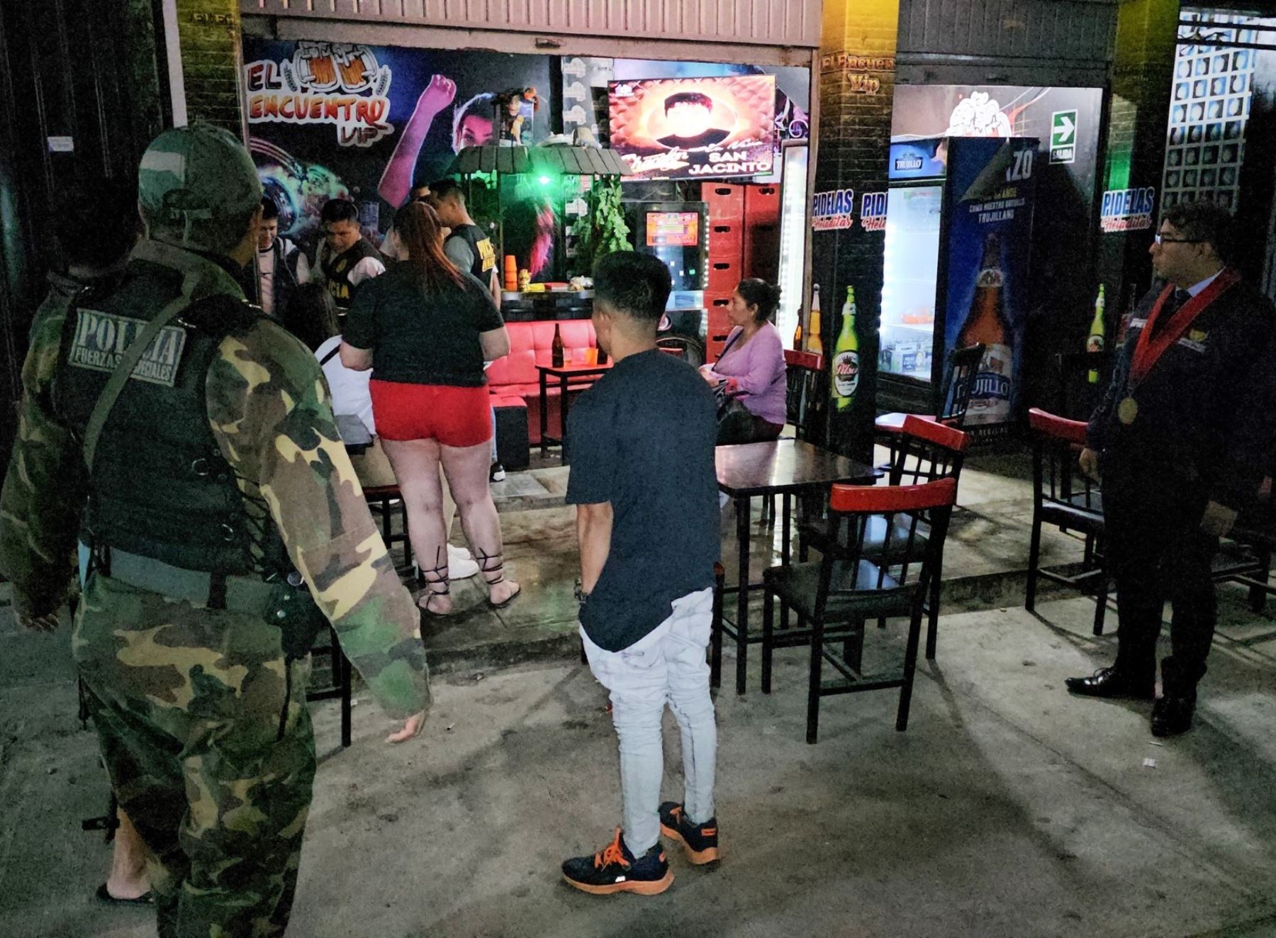 Fiscalía y Policía Nacional ejecutaron megaoperativo contra el robo y la trata de personas en las ciudades de Trujillo, Chimbote y Arequipa. ANDINA/Difusión