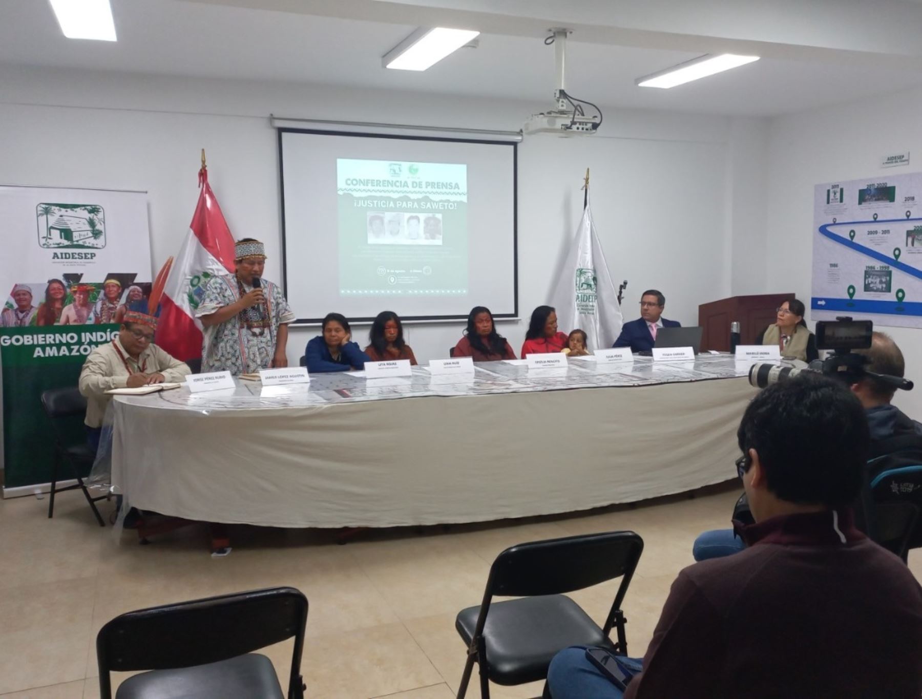 Juzgado de Ucayali inicia hoy un nuevo juicio oral del caso Saweto a los presuntos autores del asesinato de líderes indígenas ambientalistas. Foto: ANDINA/difusión.