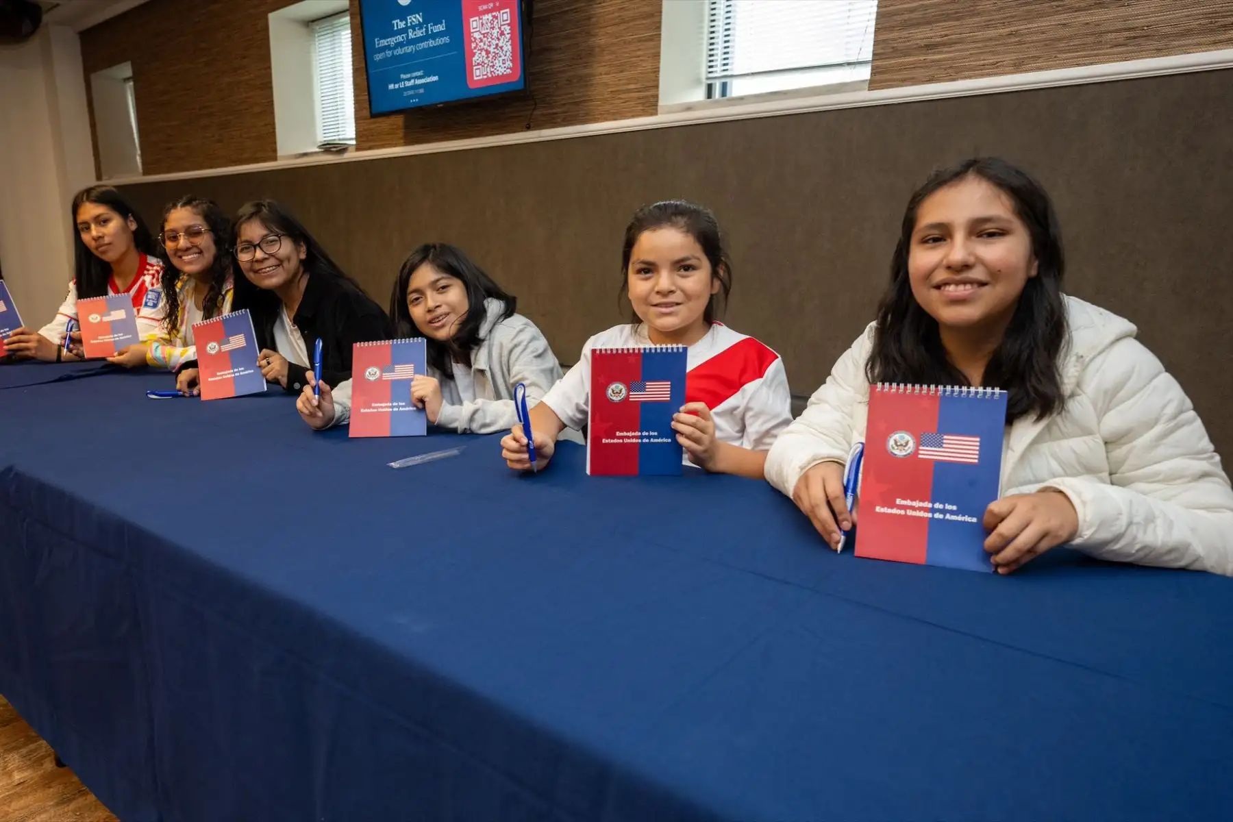 Ellas son las niñas y adolescentes peruanas provenientes de diversas regiones que ya se encuentran de viaje rumbo a Houston, EE.UU., para conocer el Space Center de la NASA, como parte del programa She Is Astronauta, donde podrán conocer a profesionales e ingenieras aeroespaciales. Foto: Embajada de EE.UU. en Perú