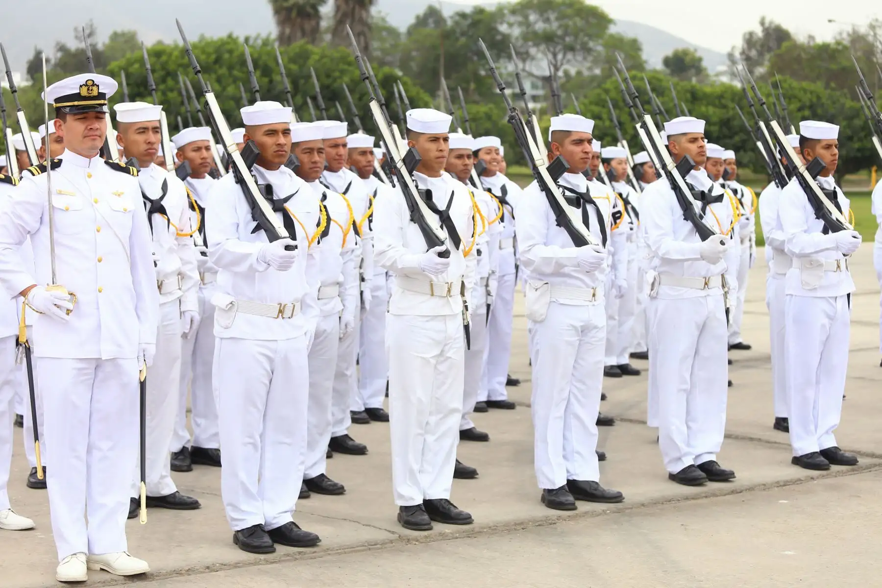Ceremonia por el 207° aniversario del Natalicio del Coronel Francisco Bolognesi y el Día del Soldado. Foto: Ministerio de Defensa