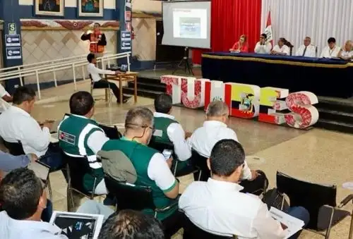 Debido al alto riesgo de las lluvias intensas en la región Tumbes, el Ministerio de Salud, a través de la Dirección General de Operaciones en Salud (DGOS), participa en la reunión multisectorial de articulación con el propósito de fortalecer las acciones de preparación, prevención y respuesta frente a un posible fenómeno El Niño.