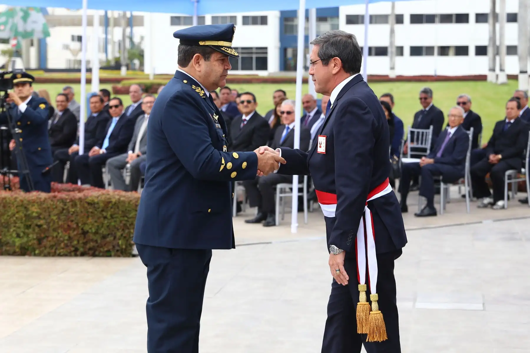 Ceremonia de reconocimiento del nuevo comandante general de la FAP. Foto: ANDINA/FAP