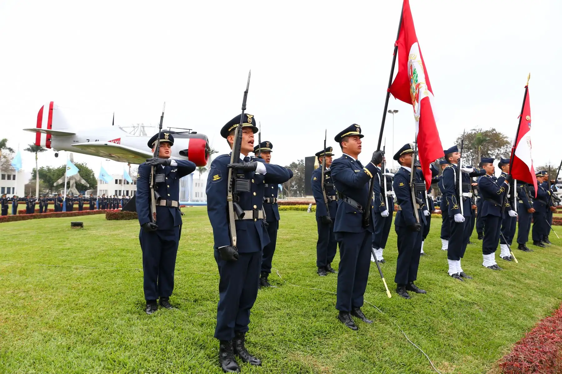 Ceremonia de reconocimiento del nuevo comandante general de la FAP. Foto: ANDINA/FAP