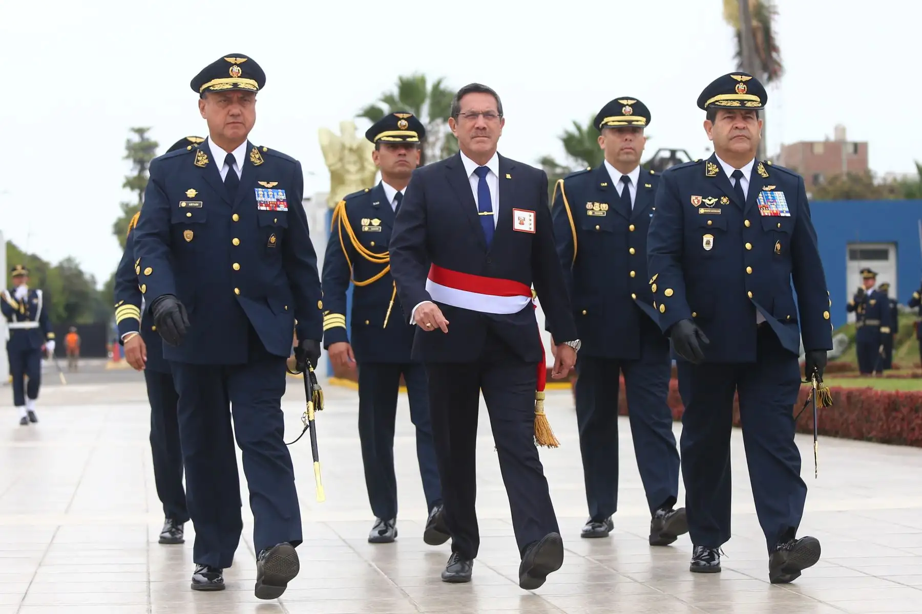 Ceremonia de reconocimiento del nuevo comandante general de la FAP. Foto: ANDINA/FAP