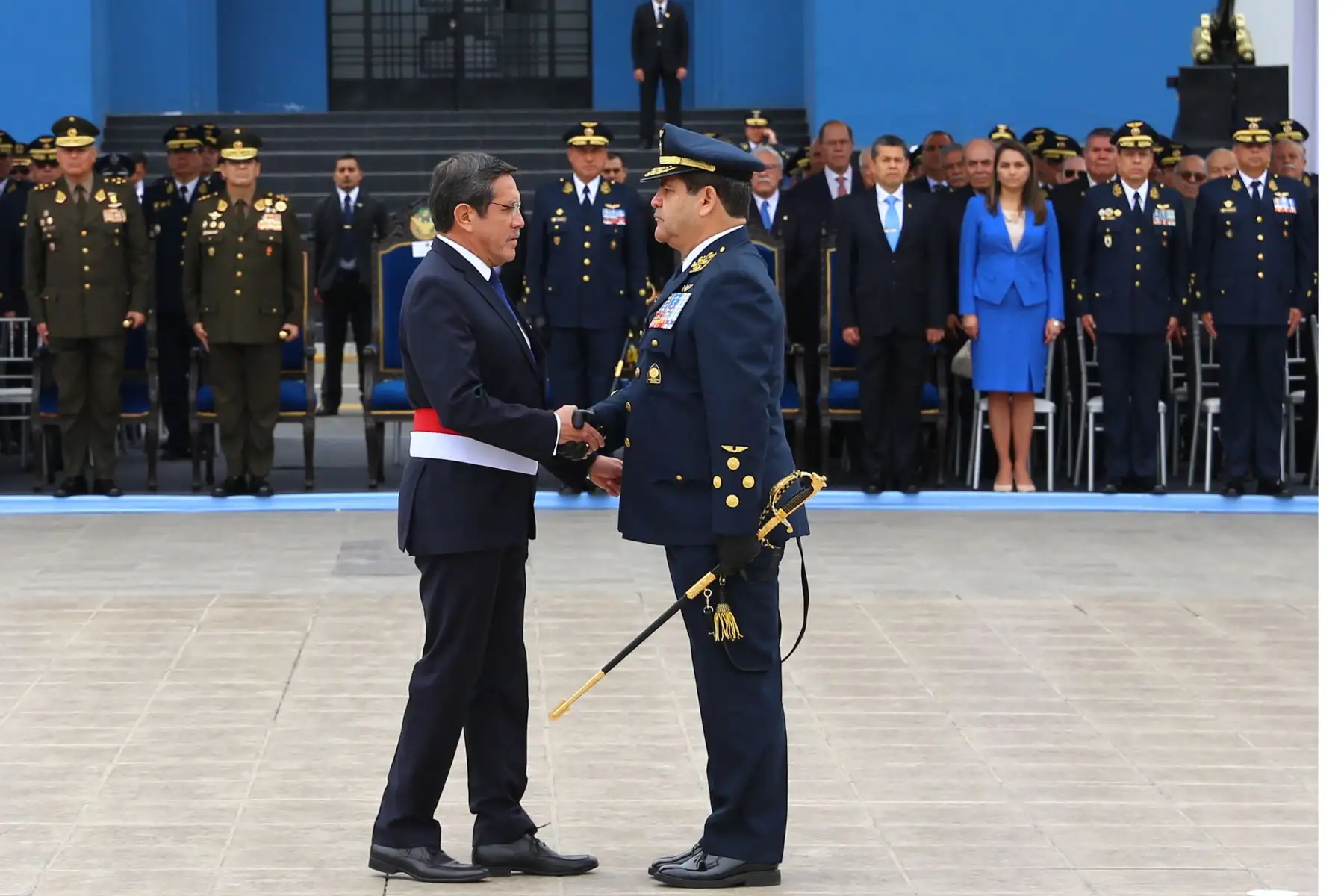 Ceremonia de reconocimiento del nuevo comandante general de la FAP. Foto: ANDINA/FAP