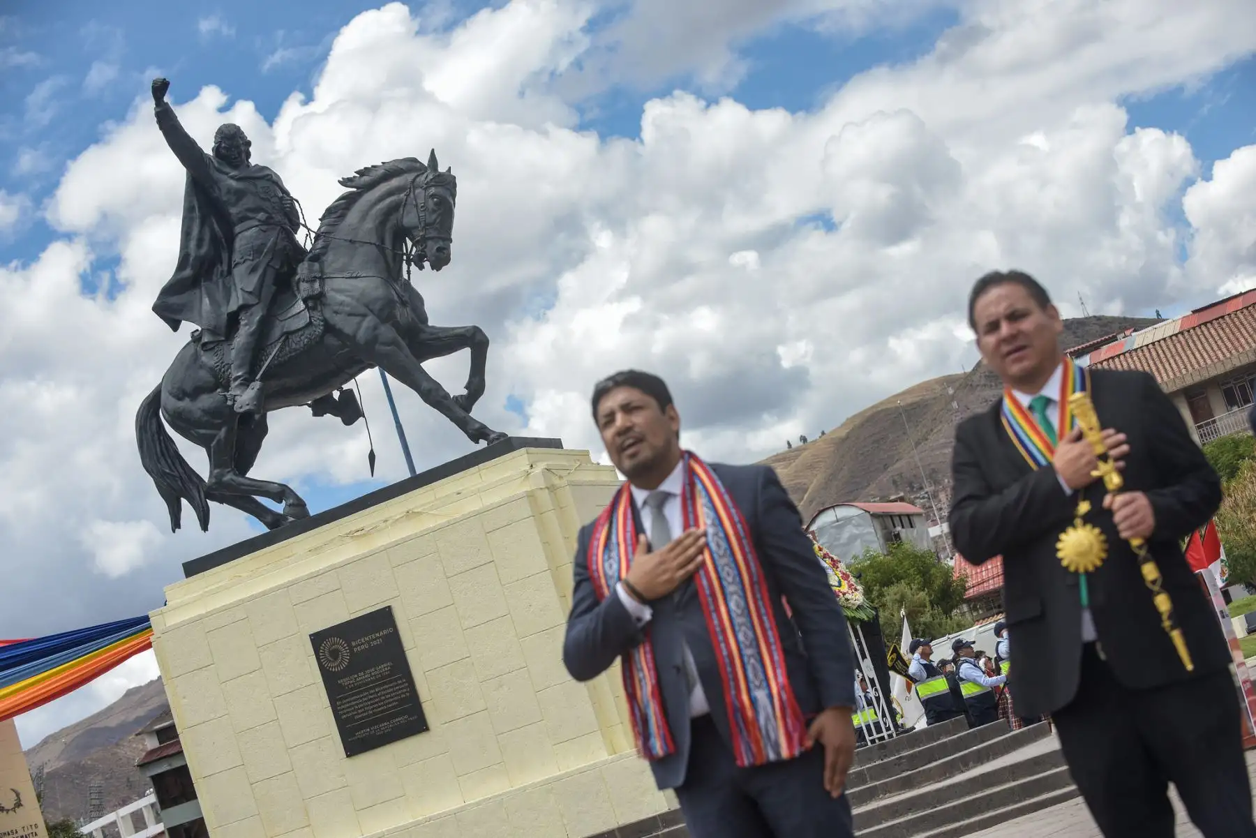 Las provincias y los distritos tupacamaristas de Cusco conmemoraron el aniversario 243 del histórico levantamiento de Túpac Amaru II y Micaela Bastidas contra la dominación española.
Foto: Bicentenario 2024