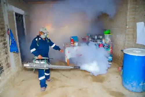 Ante el incremento de casos de dengue en Loreto, las autoridades de salud intensifican las campañas de fumigación de viviendas.