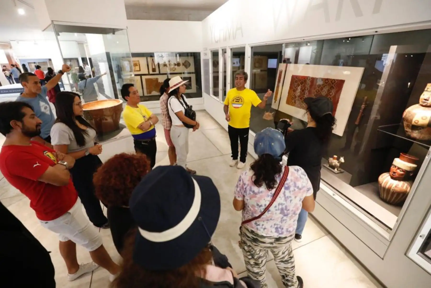 Museos Abiertos es la iniciativa del Ministerio de Cultura, que dispone que el primer domingo de cada mes los ciudadanos peruanos tengan acceso gratuito a los sitios arqueológicos, museos y lugares históricos administrados por el Estado en el ámbito nacional.Foto: ANDINA/Difusión