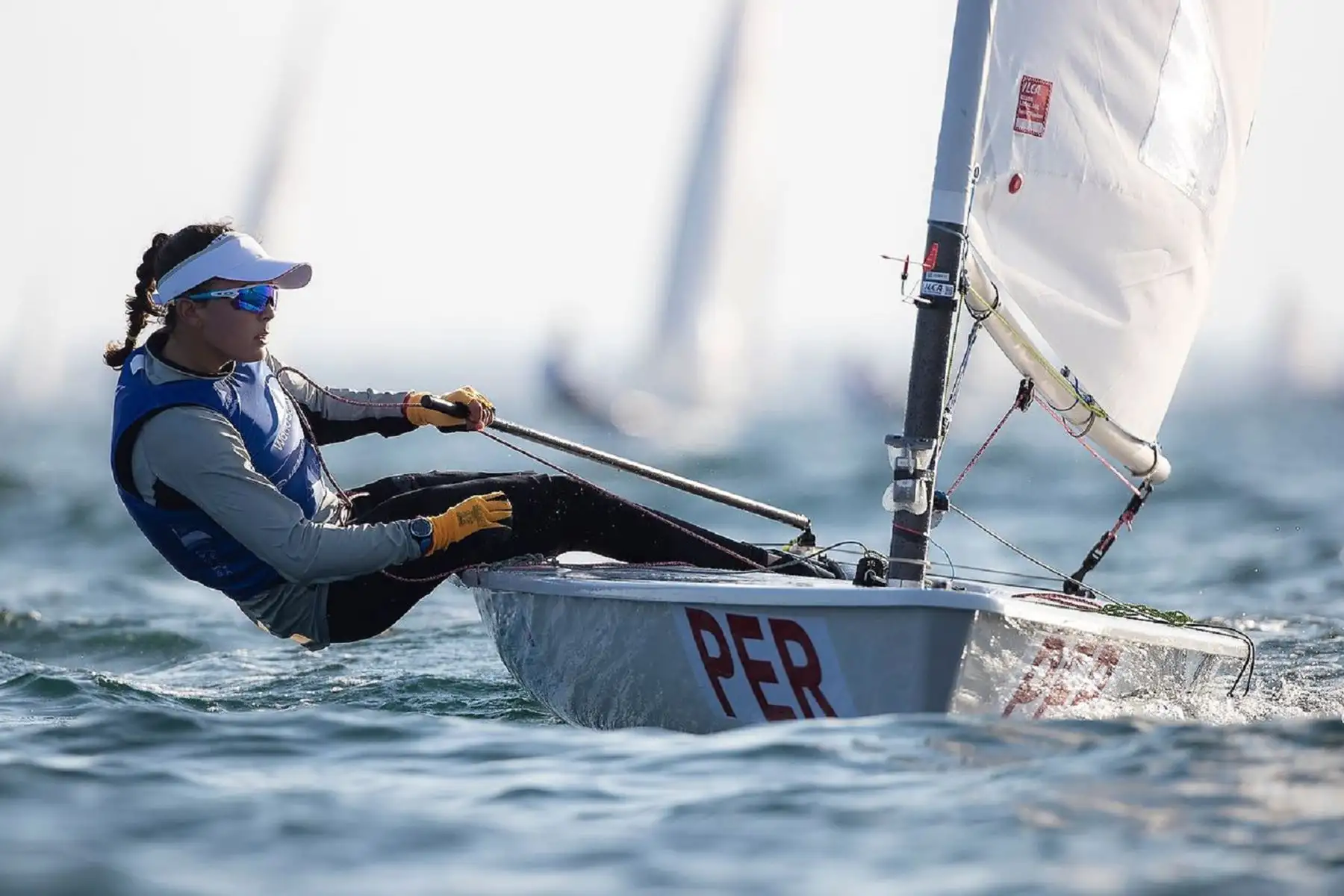 Florencia Chiarella, clasifico en Vela.
Foto: Difusión