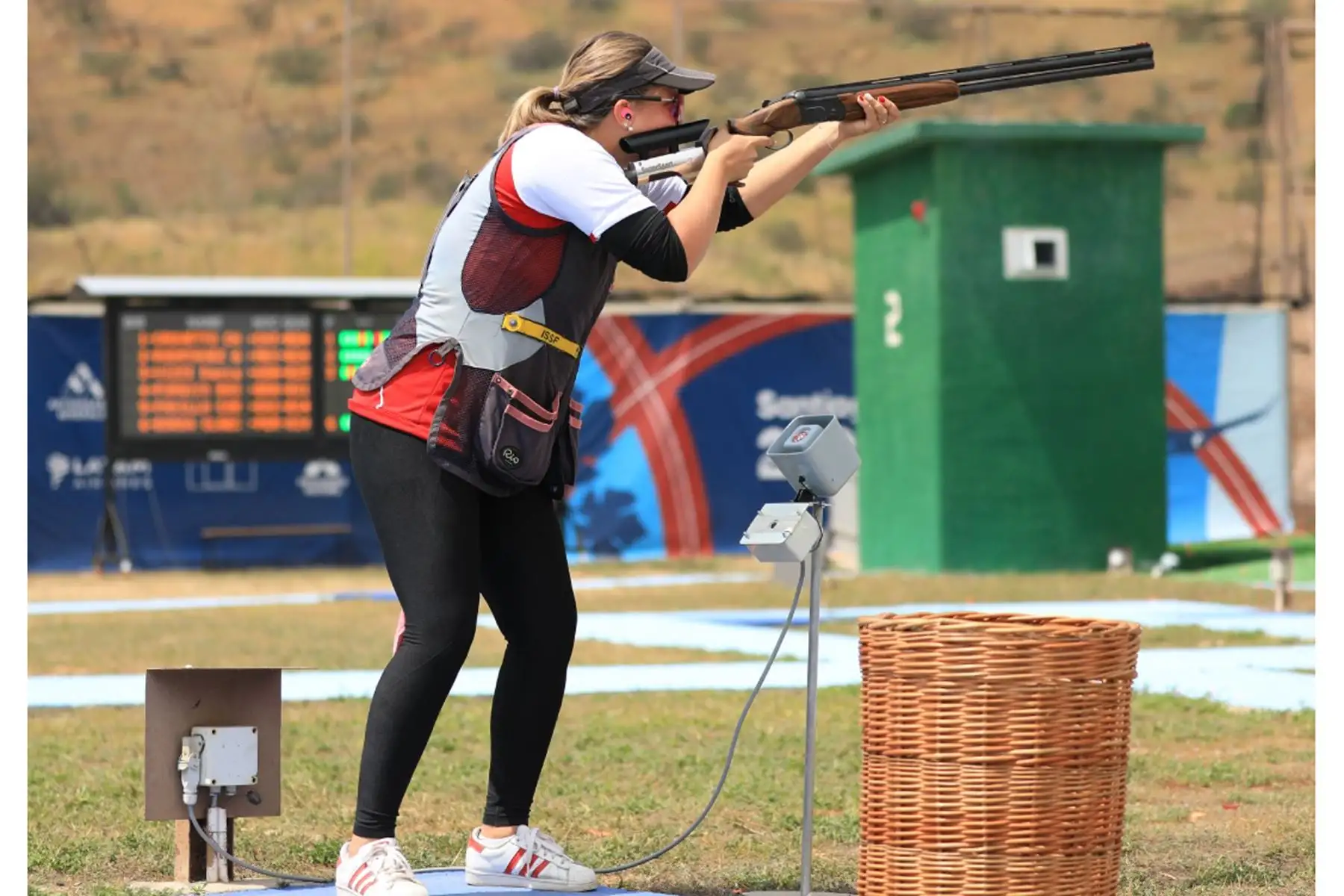 Daniella Borda obtuvo su clasificación en Tiro Deportivo rumbo a Paris 2024.
Foto: ANDINA/Difusión