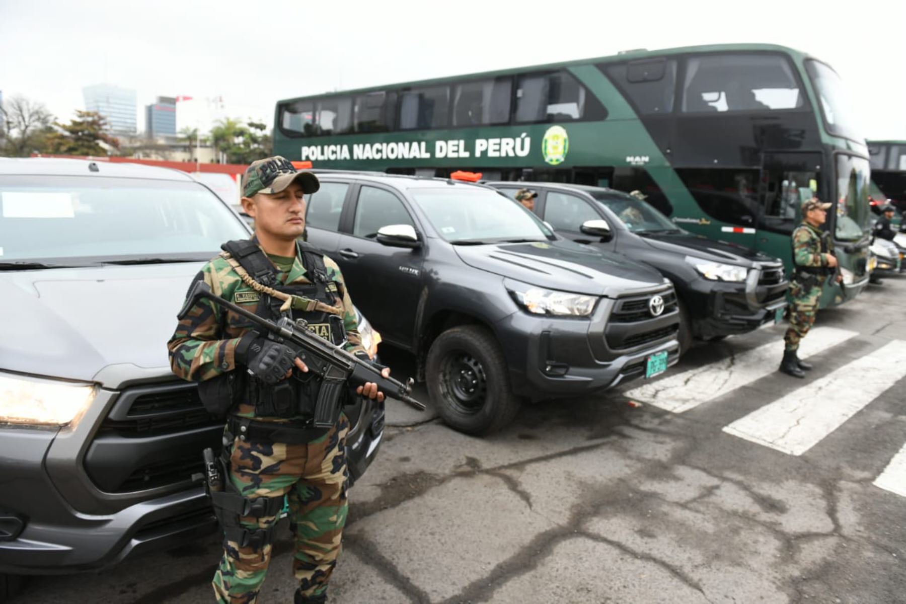 El ministro del Interior, Vicente Romero, señaló que con estos grupos y brigadas policiales "se está conformando un triángulo perfecto para erradicar las extorsiones en el país”. Foto: ANDINA/Difusión