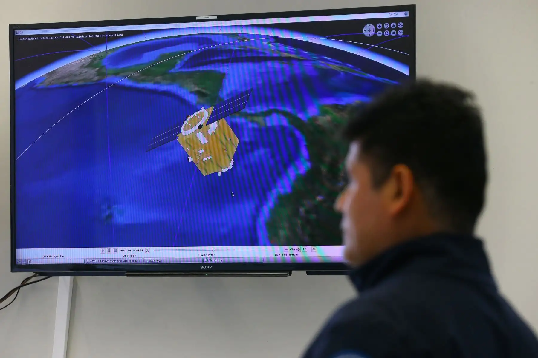 La Agencia Espacial del Perú - CONIDA (Comisión Nacional de Investigación y Desarrollo Aeroespacial) es el órgano rector de las actividades espaciales en el Perú. Foto:ANDINA/Eddy Ramos