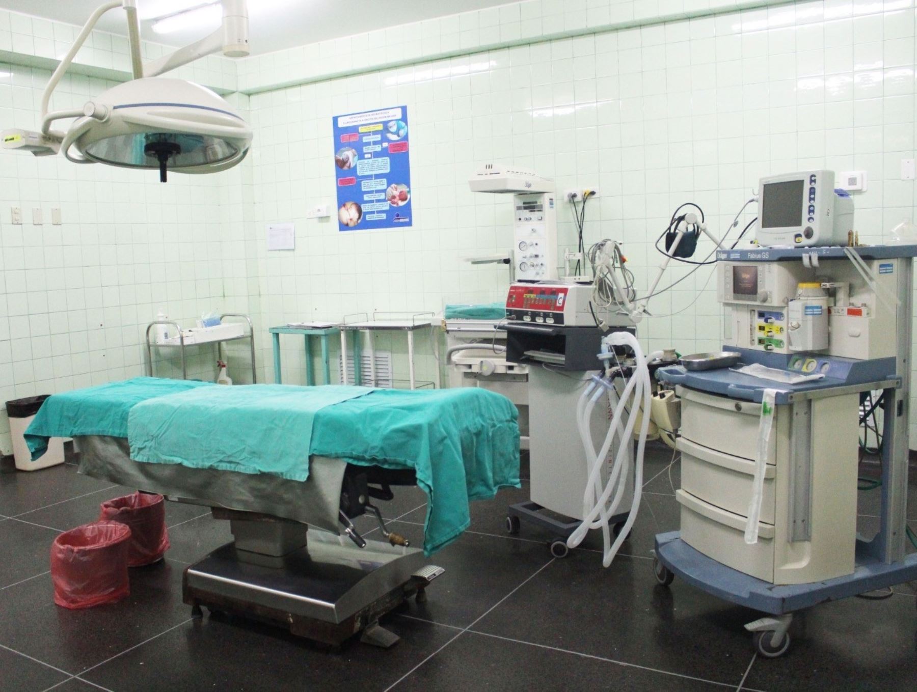 Gerencia Regional de Salud de La Libertad invertirá S/ 15 millones en mejorar la sala de operaciones del Hospital Belén de Trujillo. ANDINA/Difusión