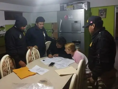Fiscalía Anticorrupción de Áncash desarticuló hoy la organización criminal "Los elegantes de Áncash" dedicada a la gestión de brevetes de forma ilícita. En el megaoperativo fueron detenidos varios funcionarios regionales. ANDINA/Difusión
