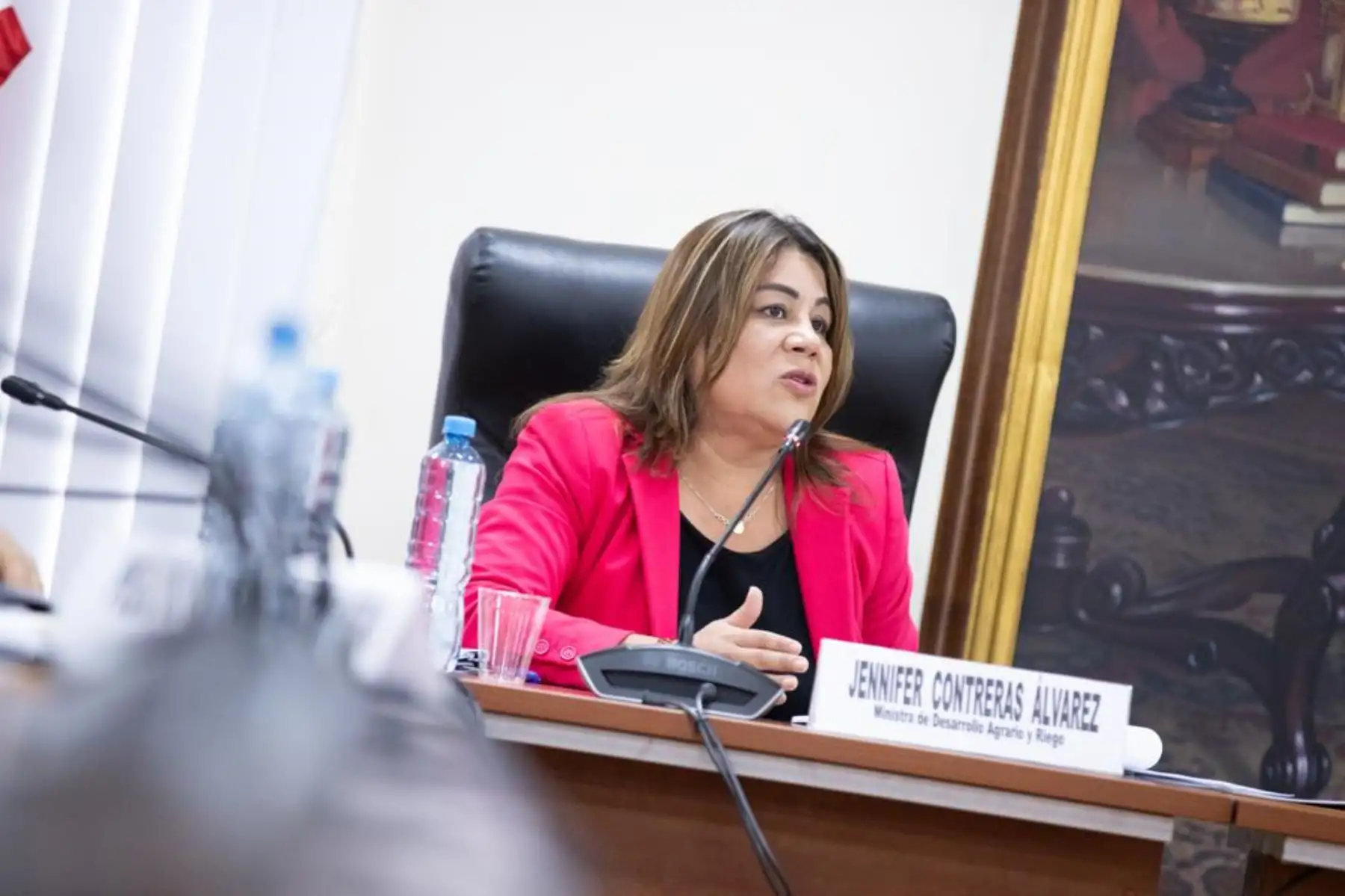 Ministra de Desarrollo Agrario y Riego, Jennifer Contreras. Cortesía Midagri