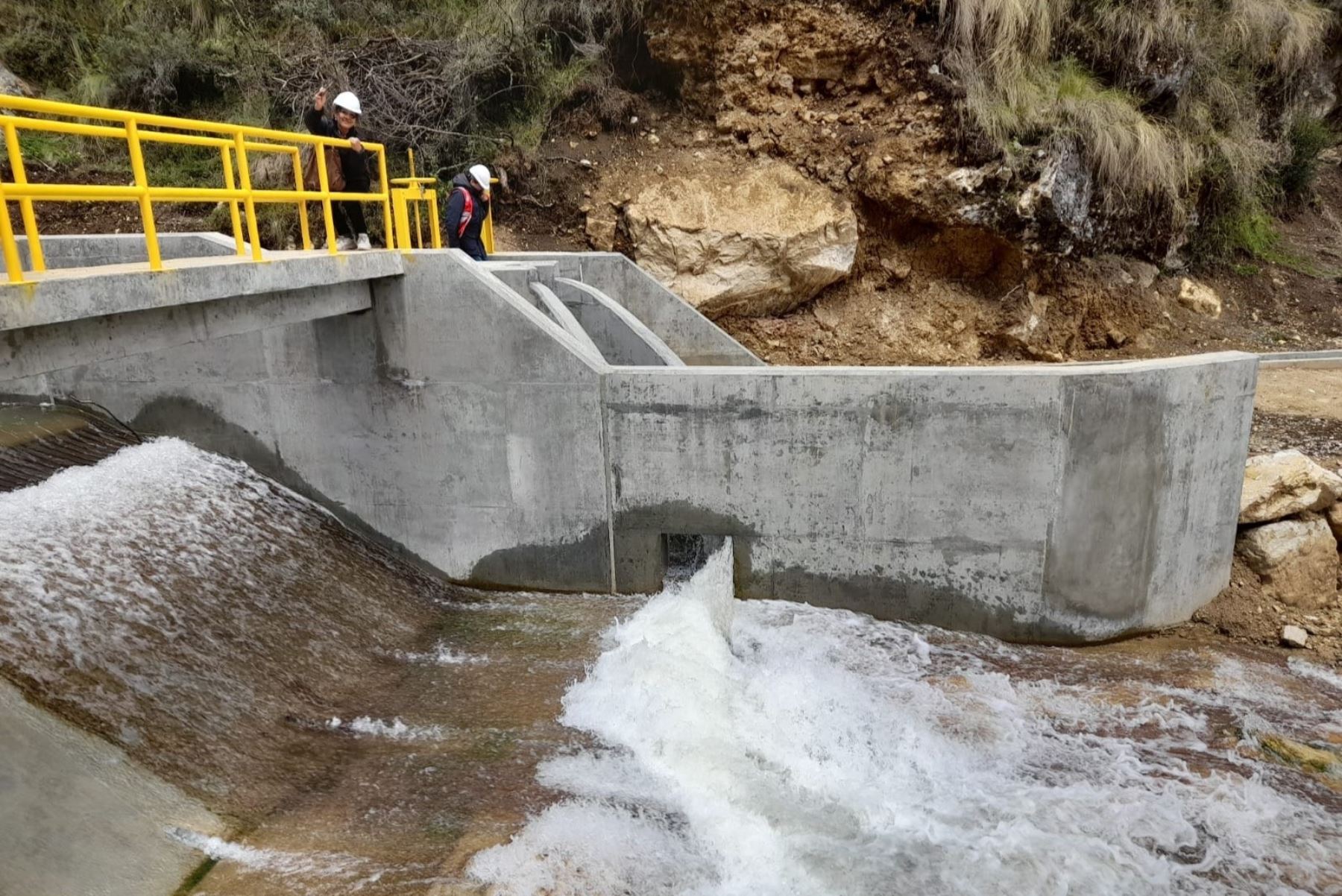 Con apoyo de Antamina, el programa Agro Rural impulsó obras de agua para la región Huánuco. Foto: MIDAGRI/Difusión.