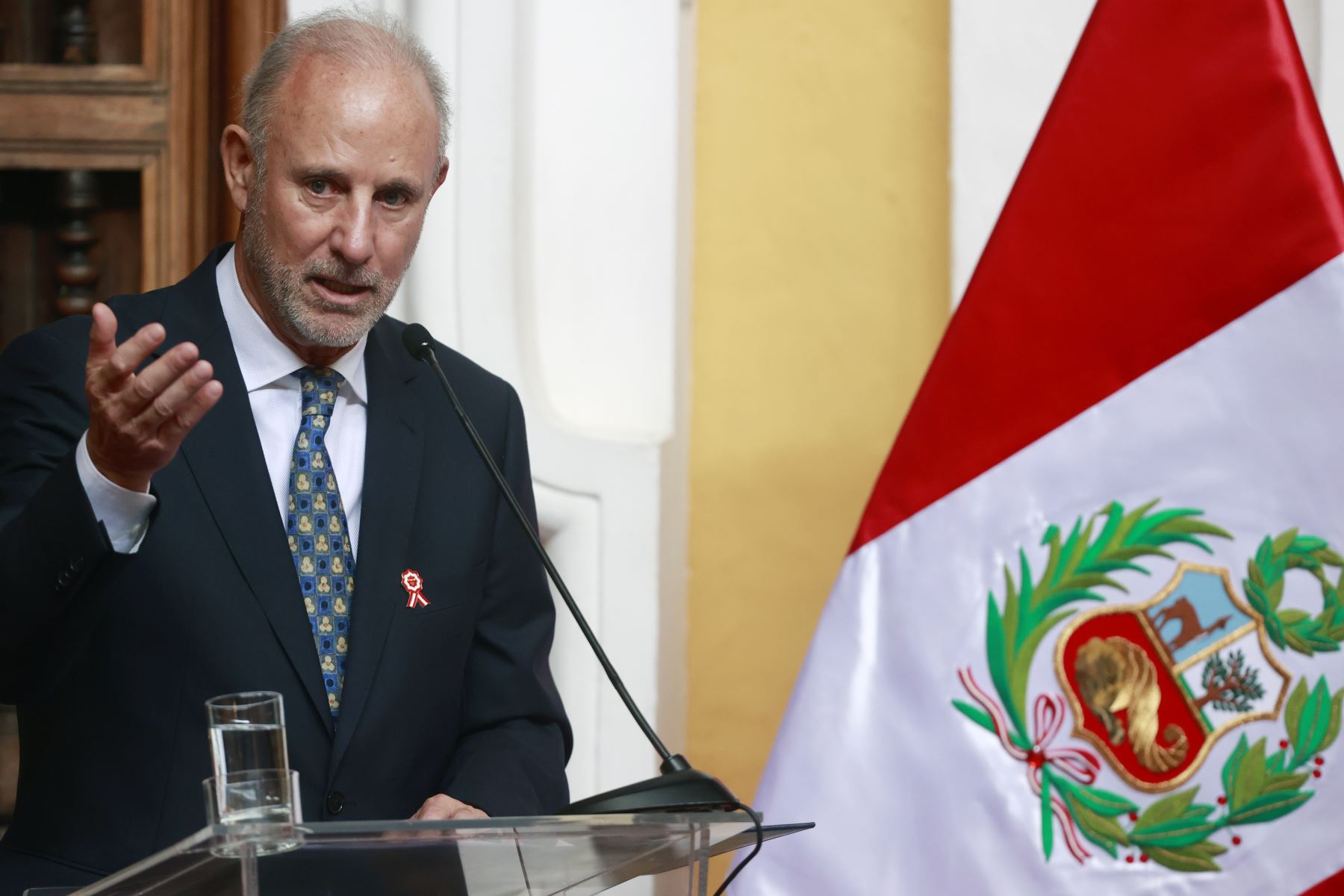 Javier González Olaechea, asumió el cargo de ministro de Relaciones Exteriores. Foto: ANDINA/Vidal Tarqui