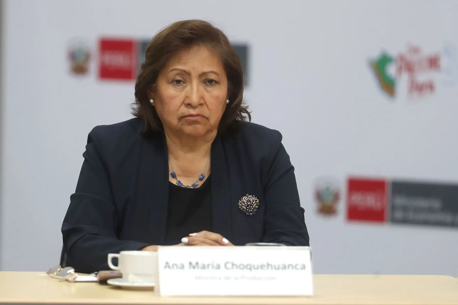 MEF presenta plan de reactivación económica, con la participación de Ana María Choquehuanca, ministra de la Producción. Foto: ANDINA/Ricardo Cuba