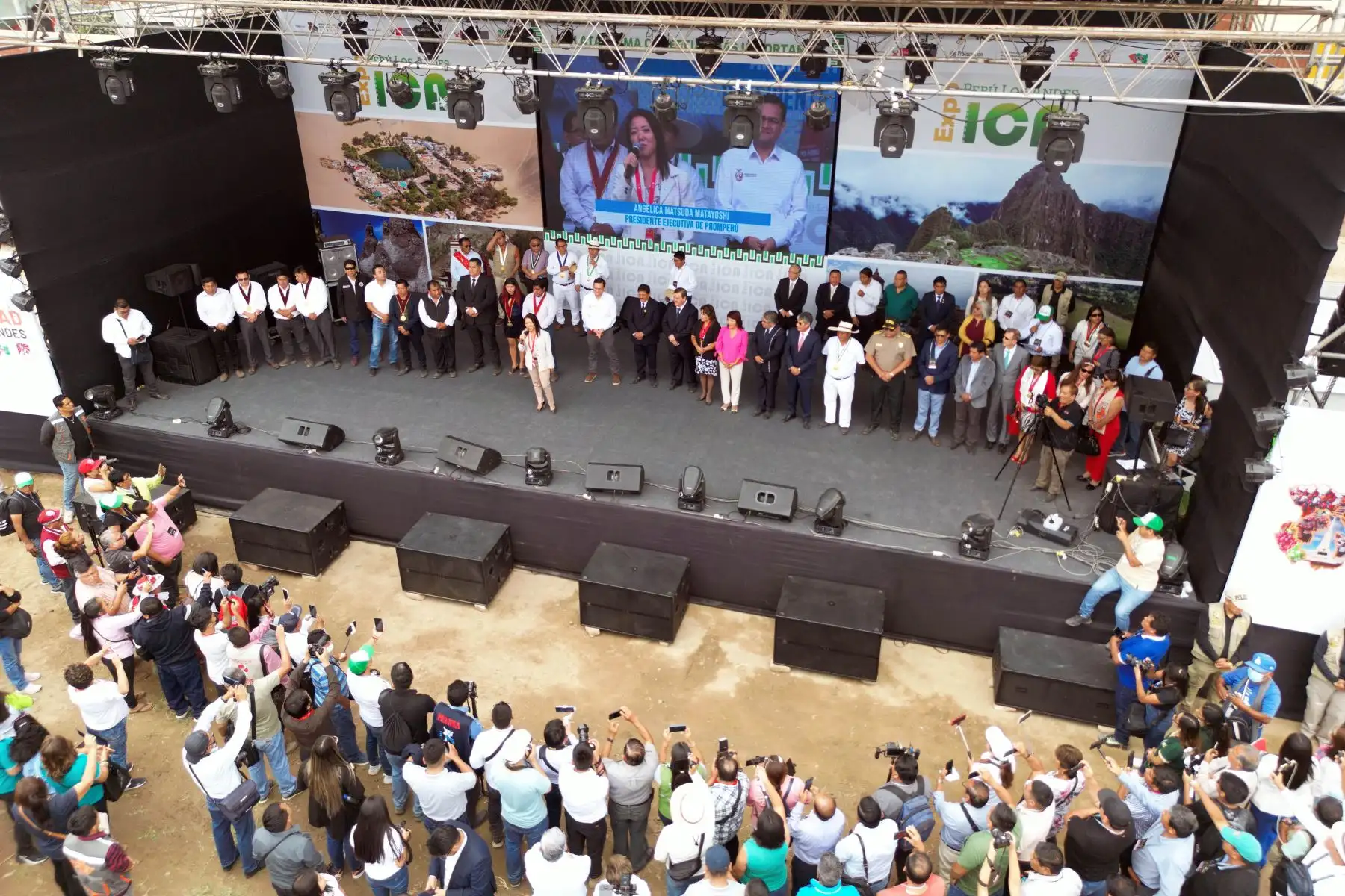 Se inauguró la feria Expo Perú Los Andes 2023 en el estadio José Picasso Peratta de Ica, que durará hasta el domingo 12 de noviembre. Foto: Genry Bautista