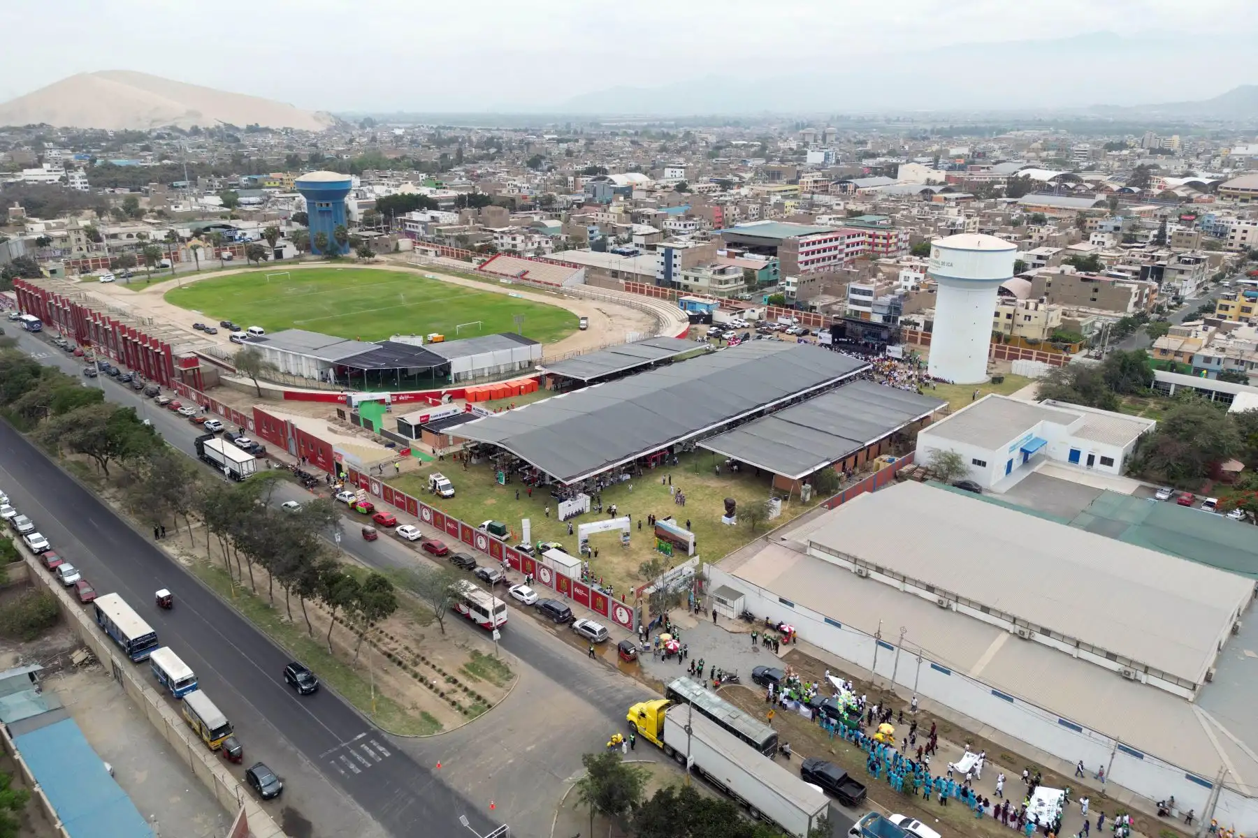 Se inauguró la feria Expo Perú Los Andes 2023 en el estadio José Picasso Peratta de Ica, que durará hasta el domingo 12 de noviembre. Foto: Genry Bautista
