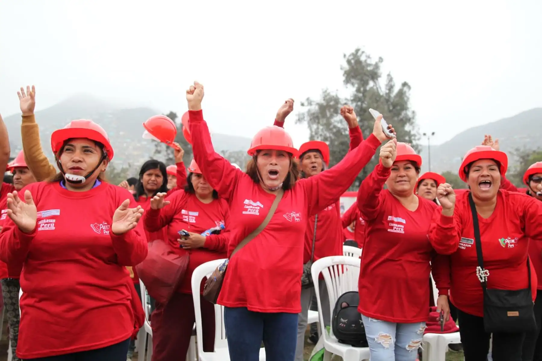 Impulso al programa de empleo temporal, Llamkasun Perú. Cortesía MTPE