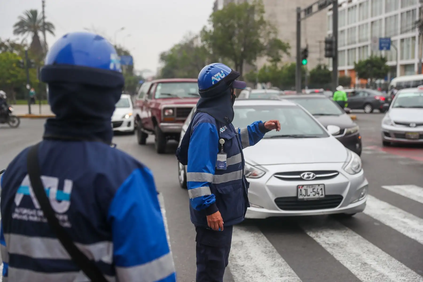 La ATU en una operación conjunta con la Policía Nacional del Perú trasladaron a los depósitos a los vehículos que son usados para el transporte público informal o invadan la vía del corredor Azul.
Foto: ANDINA/Ricardo Cuba