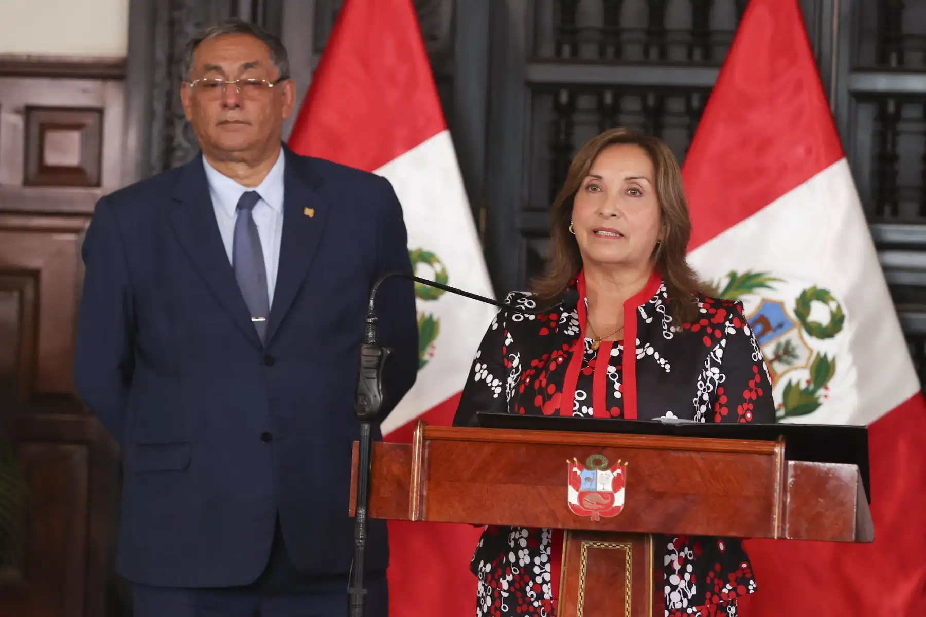 Presidenta Dina Boluarte participa en la ceremonia de suscripción del convenio para la concesión del servicio de distribución de gas en el sur del país.
Foto: ANDINA/Prensa Presidencia