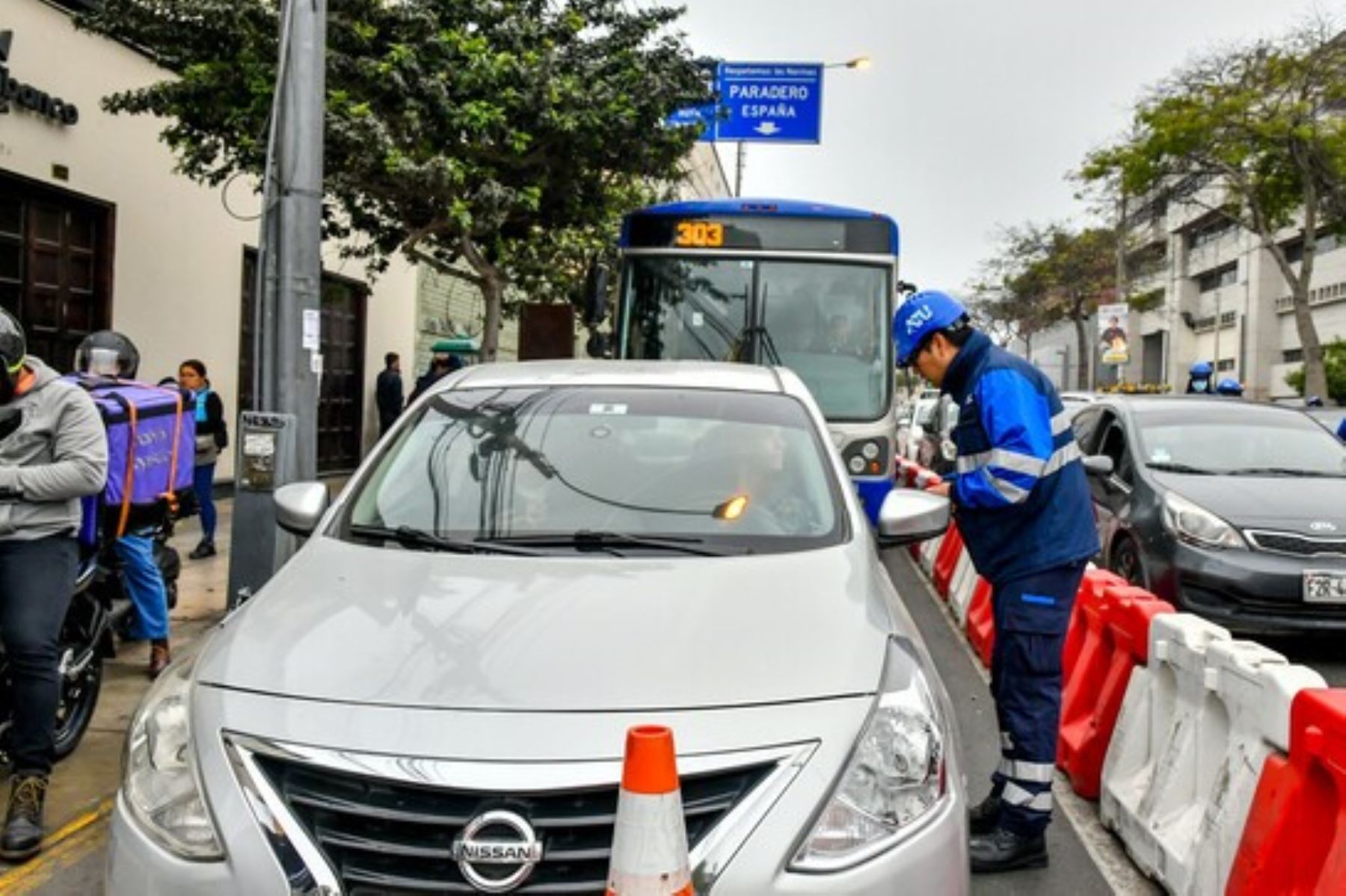 ATU intervino más de 80 vehículos durante operativo realizado en el Cercado de Lima. Foto:ANDINA/Difusión