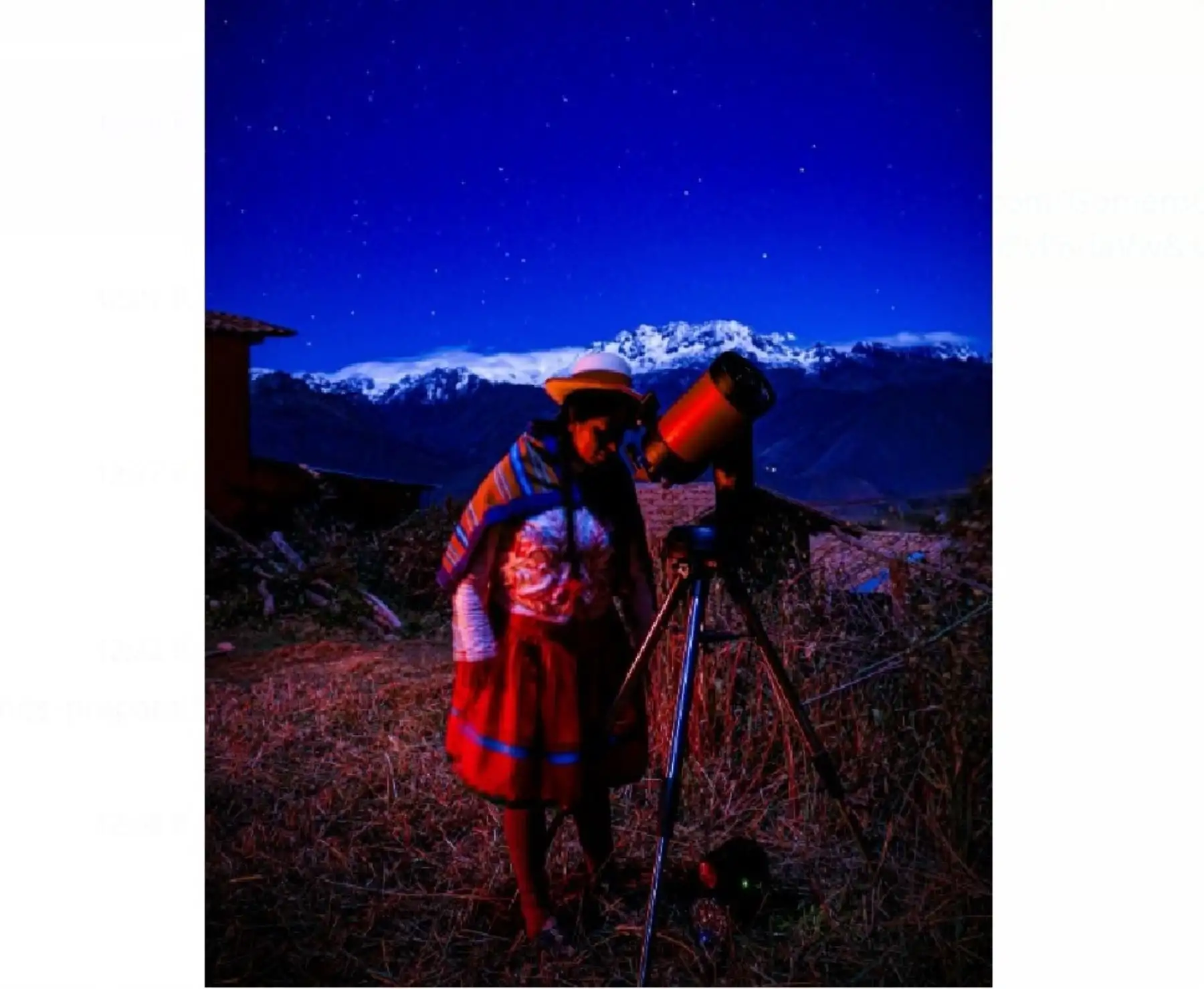 La comunidad de Mullakas Misminay, ubicada en el distrito cusqueño de Maras, se convirtió en el primer paraje certificado para la práctica del Astroturismo, un nuevo segmento de esta actividad.