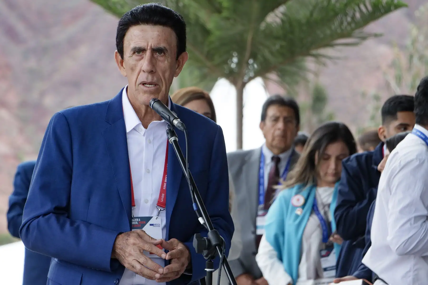 El presidente de IPAE, Gonzalo Galdos, remarcó que ”esta edición de Cade pretende ser un hito dentro de ese punto de inflexión que ayude impulsar la economía y, también, recuperar la confianza empresarial. Foto: ANDINA/Braian Reyna