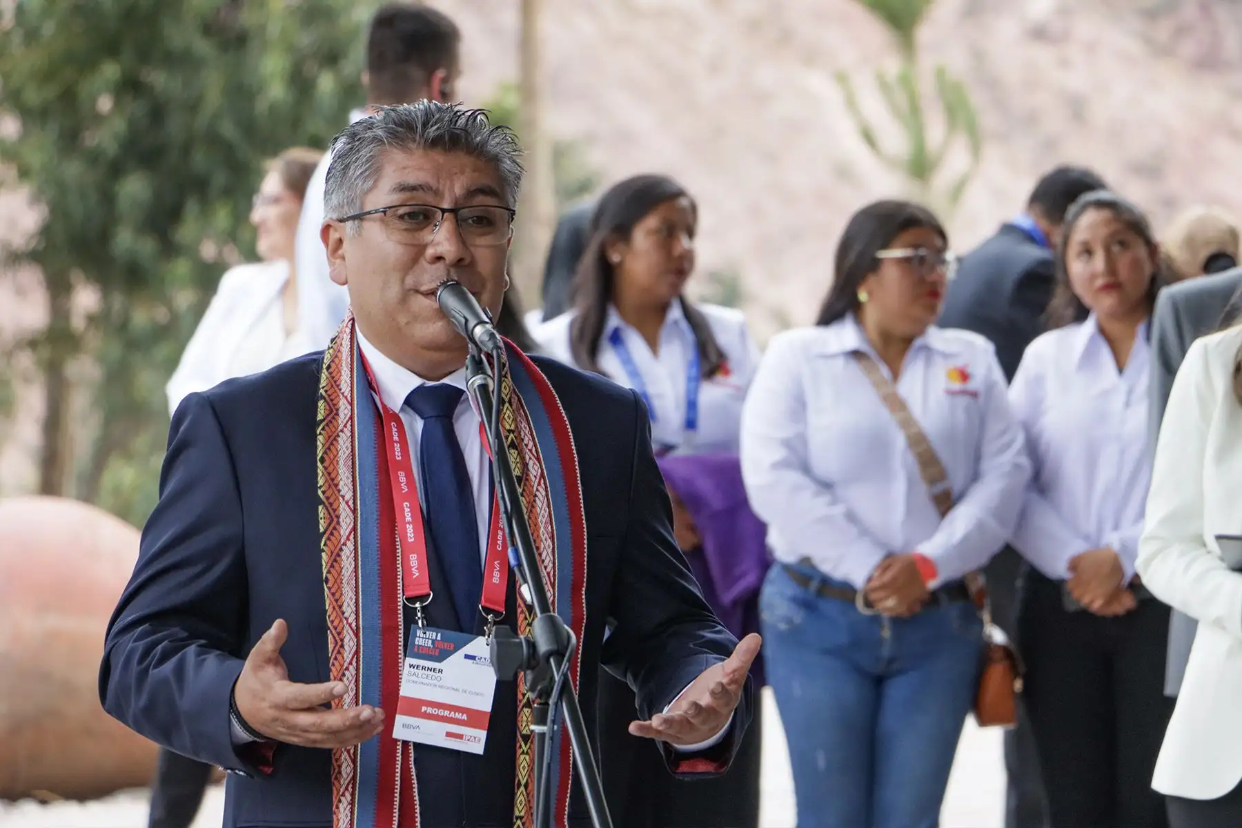 El gobernador regional del Cusco, Werner Salcedo Álvarez, destacó que el logro del consenso entre los diferentes sectores del país logrará llevar al Perú por el camino hacia el desarrollo. Foto: ANDINA/Braian Reyna