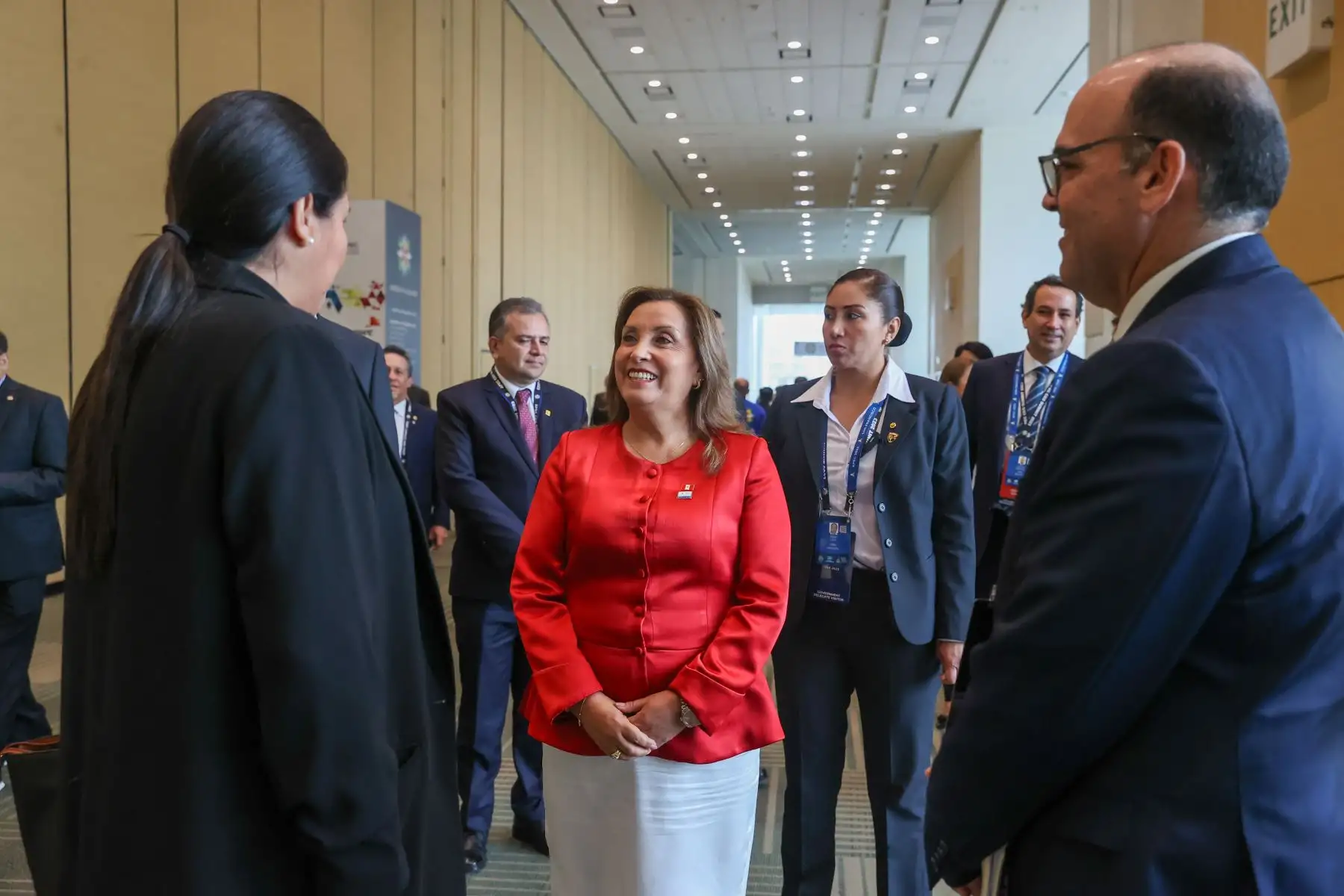 Presidenta Boluarte participó en la sesión de promoción país y atracción de inversiones, en el marco de APEC 2023. Foto: ANDINA/Prensa Presidencia