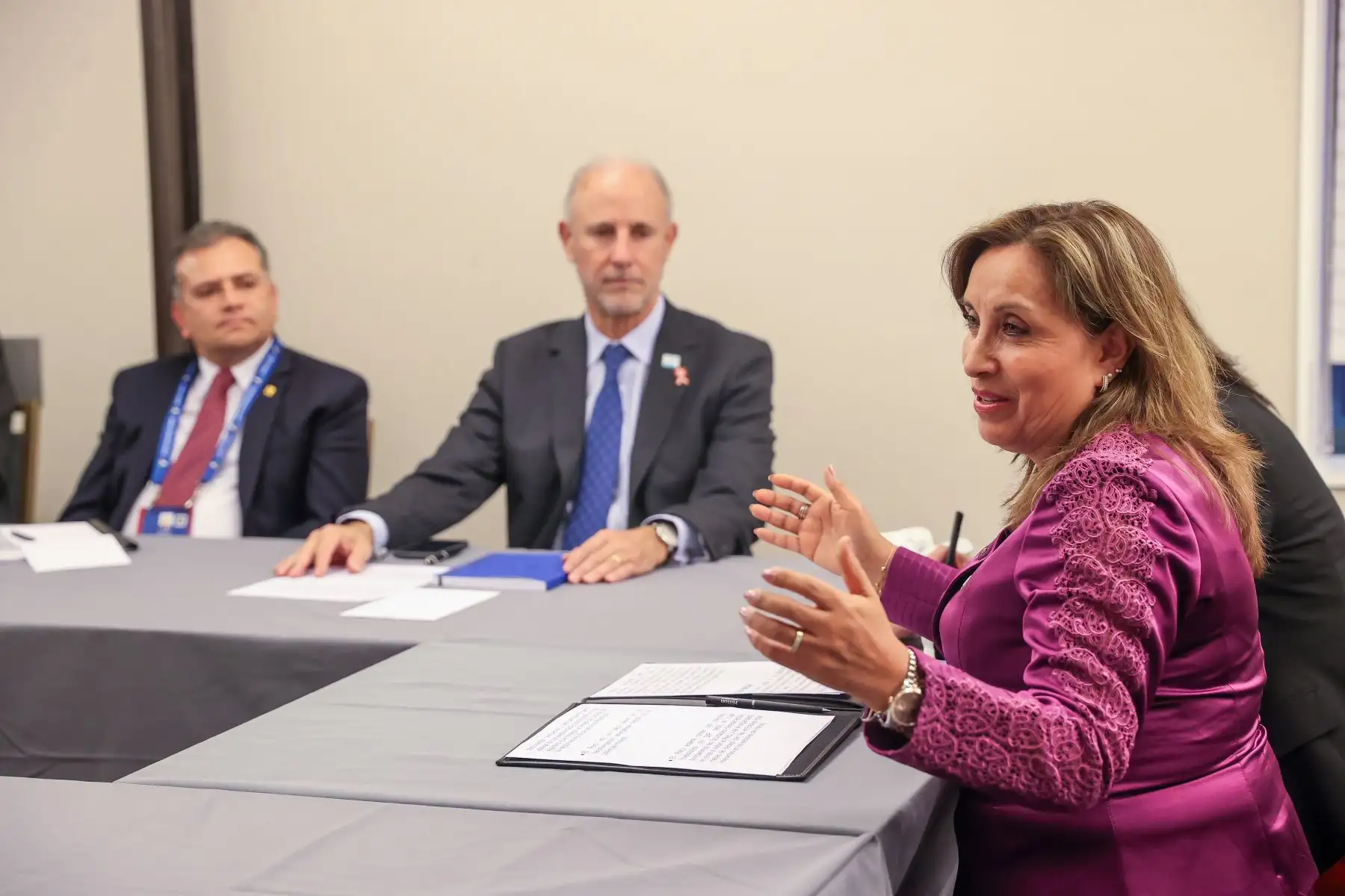 La presidenta Dina Boluarte sostuvo una reunión con altos ejecutivos de @Google, quienes señalaron su interés de tener mayor inversión en Perú. Foto: ANDINA/Prensa Presidencia