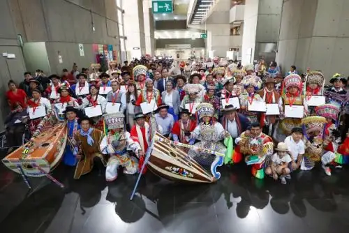 Ministra Leslie Urteaga otorgó el reconocimiento en el contexto del Día Nacional de la “Danza de Tijeras”, que se conmemora el 16 de noviembre de cada año.