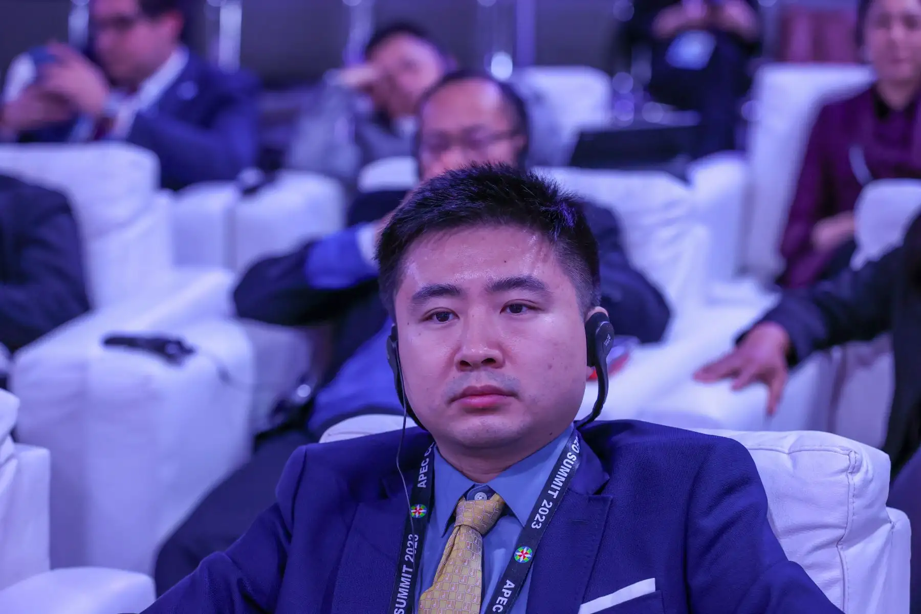 La presidenta Dina Boluarte invitó a empresarios del Asia-Pacífico a participar en las distintas reuniones del Foro de Cooperación Económica Asia-Pacífico APEC 2024 que se realizará en el Perú.
Foto: ANDINA/Prensa Presidencia