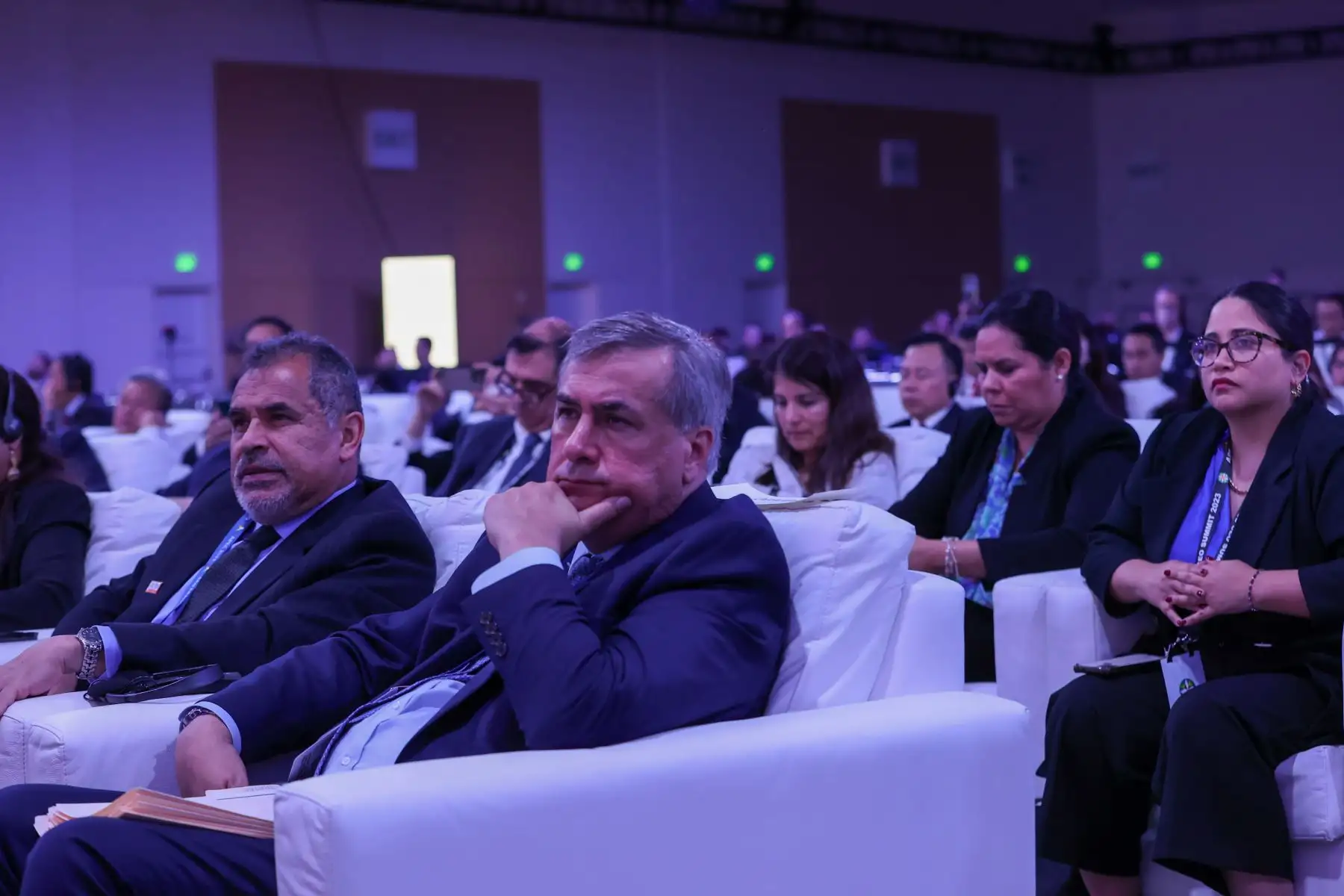 La presidenta Dina Boluarte invitó a empresarios del Asia-Pacífico a participar en las distintas reuniones del Foro de Cooperación Económica Asia-Pacífico APEC 2024 que se realizará en el Perú.
Foto: ANDINA/Prensa Presidencia