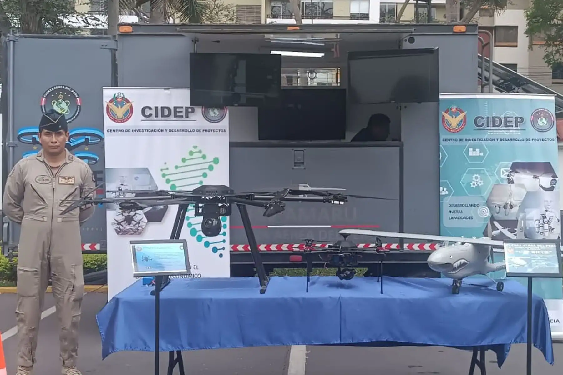 Los asistentes al  Drone Tech 2023 podrán presenciar de ejercicios en vivo de patrullaje integrado aéreo.