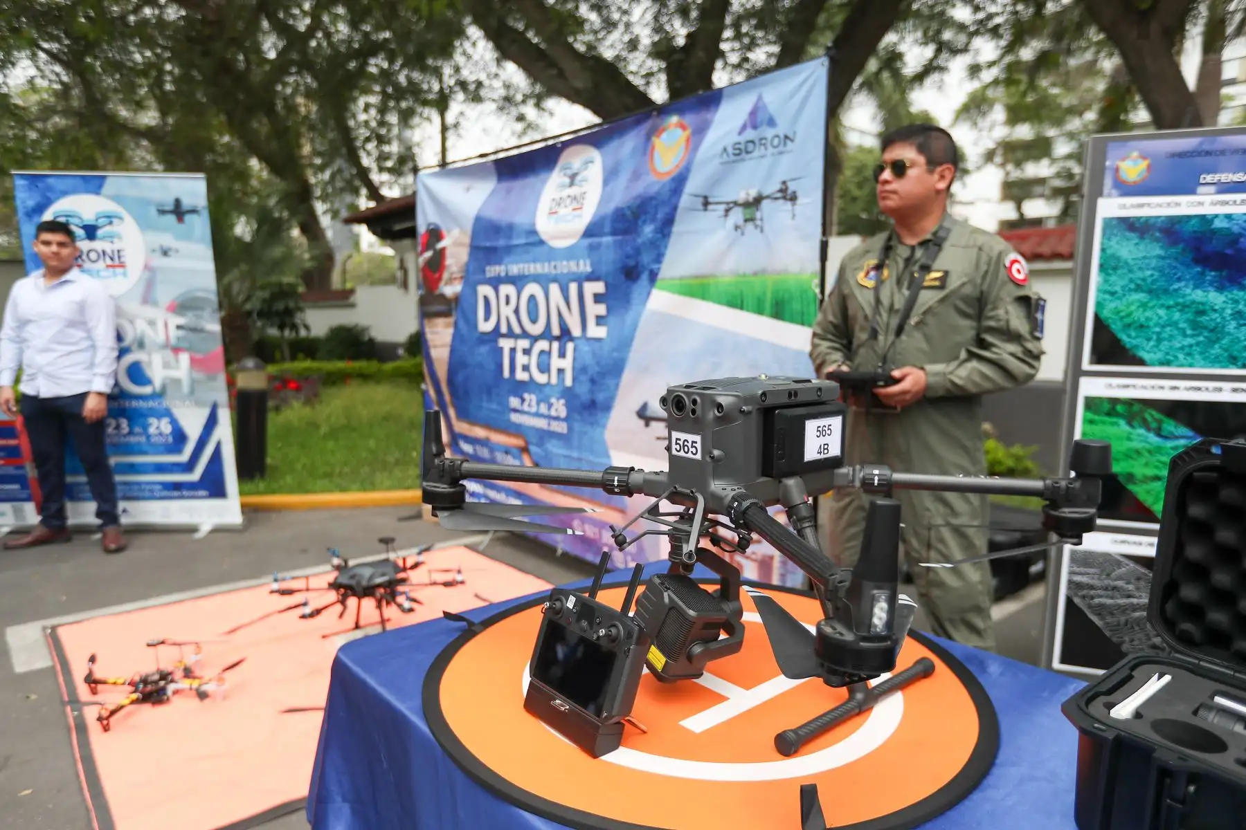 La automatización de vehículos aéreos no tripulados o drones facilita las tareas de patrullaje, seguridad, vigilancia de frontera y marítima. 
Foto: ANDINA/Ricardo Cuba