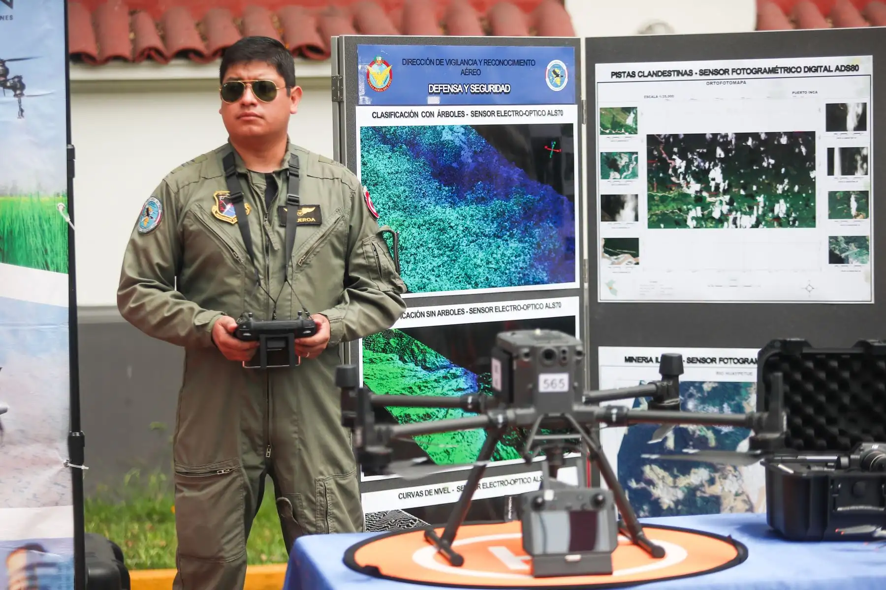 La automatización de vehículos aéreos no tripulados o drones facilita las tareas de patrullaje, seguridad, vigilancia de frontera y marítima. 
Foto: ANDINA/Ricardo Cuba