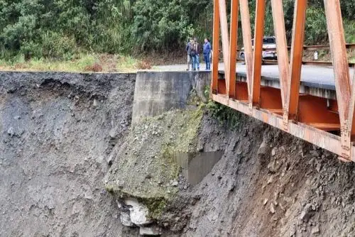 Las autoridades locales formulan llamado a Provías Nacional, para ejecutar trabajos de contingencia.
