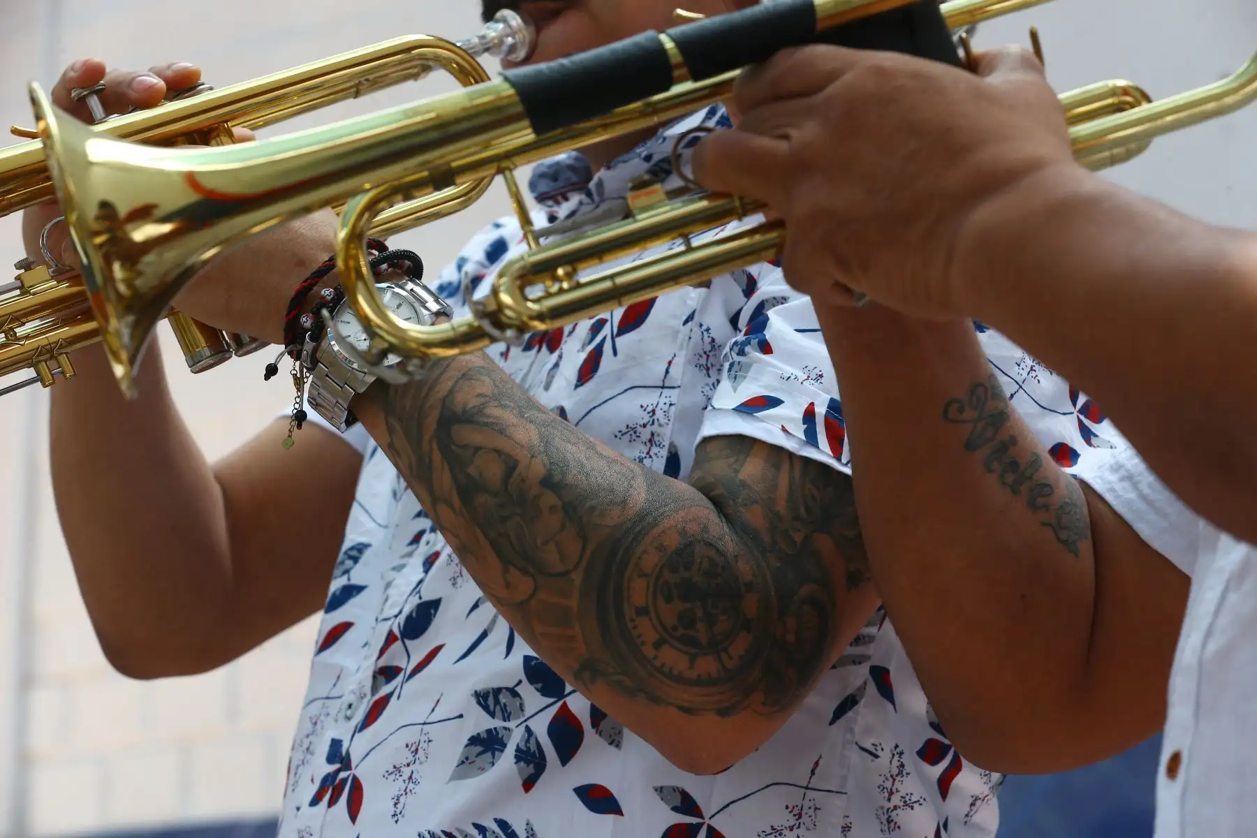 Con gran derroche de talento y despliegue artístico, internos del penal Castro Castro integrantes del  “Son de Castro” presentan su mejor repertorio musical previo a la celebración por el Día del Músico.
Foto: ANDINA/Eddy Ramos