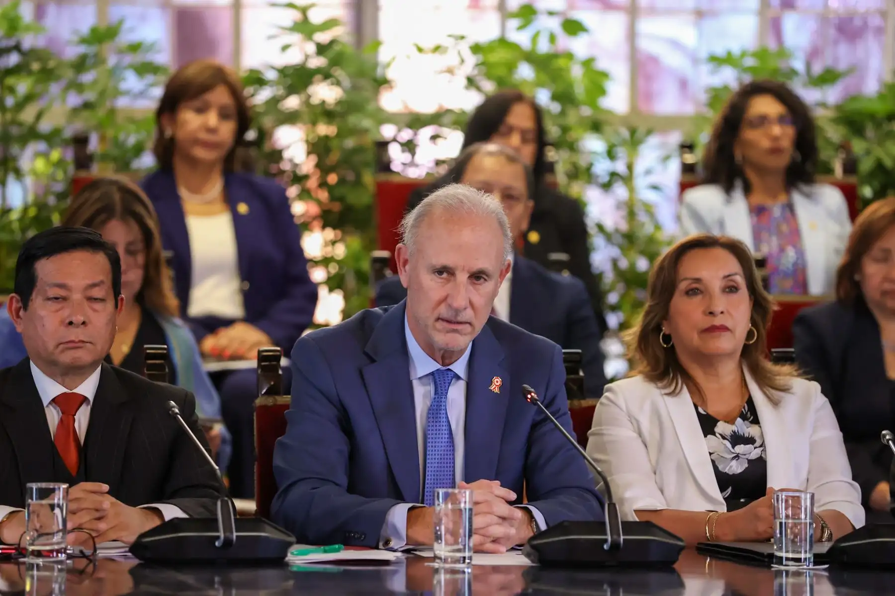 Presentación del quinto balance de gestión del Gobierno, a cargo de la presidenta Dina Boluarte, junto a los miembros del Consejo de Ministros. Foto: ANDINA/Presidencia