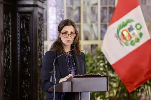 Ministra de Vivienda, Construcción y Saneamiento, Hania Pérez de Cuéllar. ANDINA/Difusión