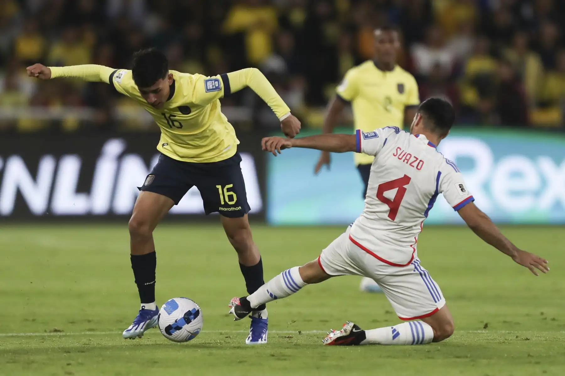Ecuador se hace fuerte en Quito en el proceso clasificatorio para el Mundial 2026. Foto: EFE